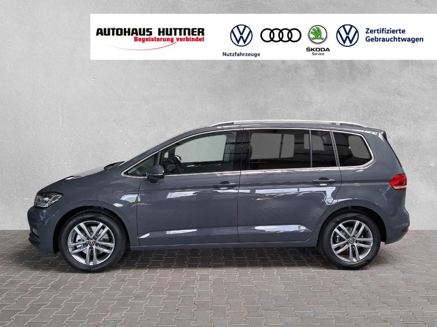 Volkswagen Touran HIGHLINE 2.0 TDI DSG NAVI AHK APPCONNECT Grau - 2