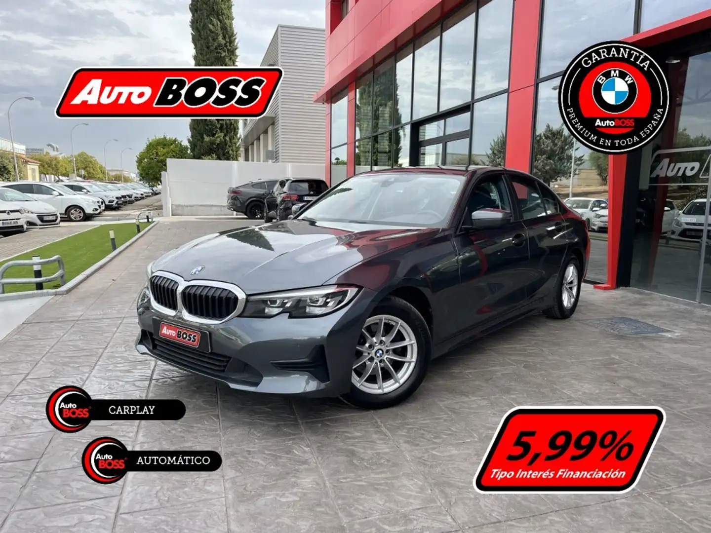 BMW 318 318i Gris - 1