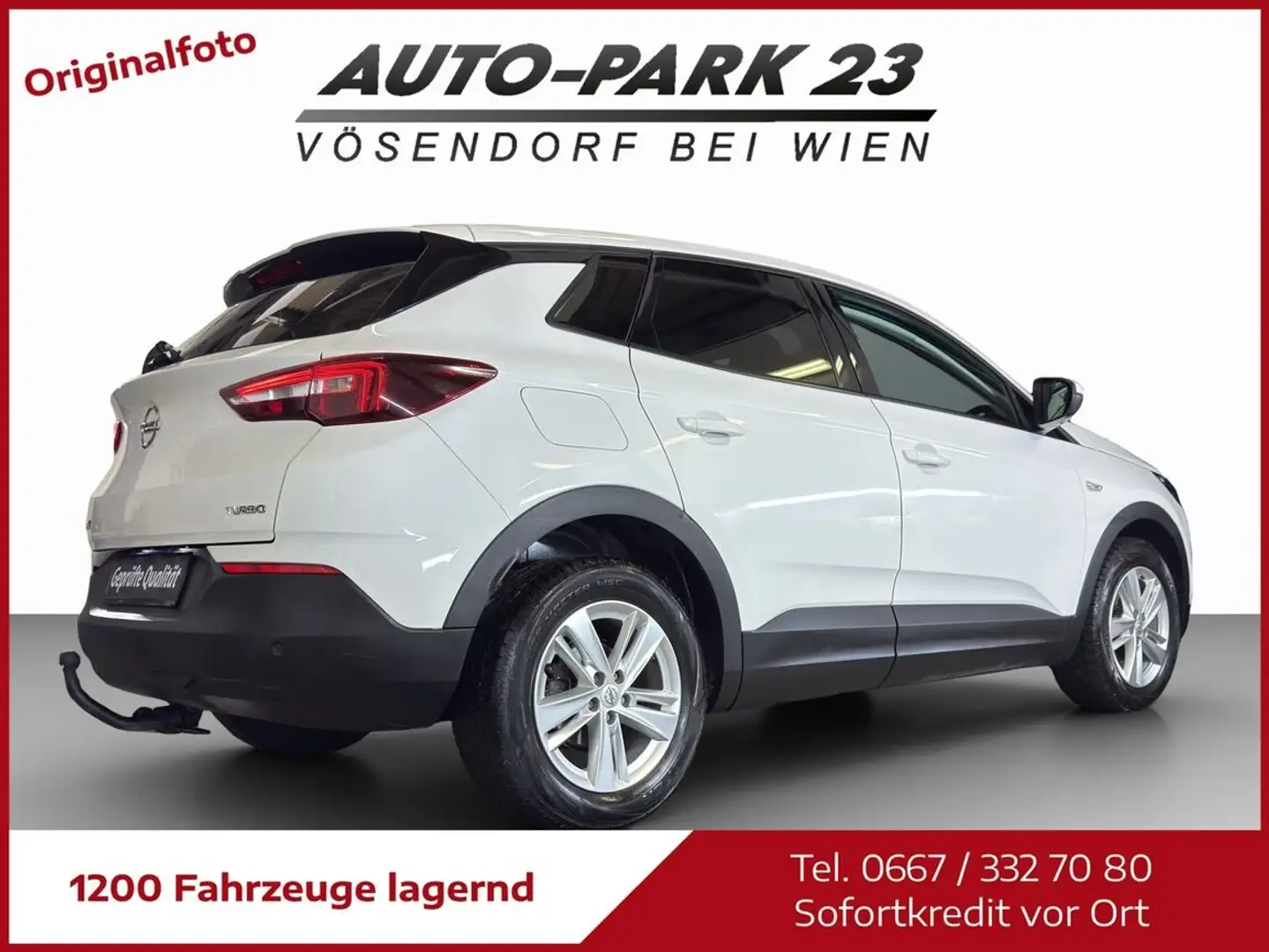 Opel Grandland X 1,2 T**AUT.NEUES-PICKERL 7/2017**MOD2019 Weiß - 2