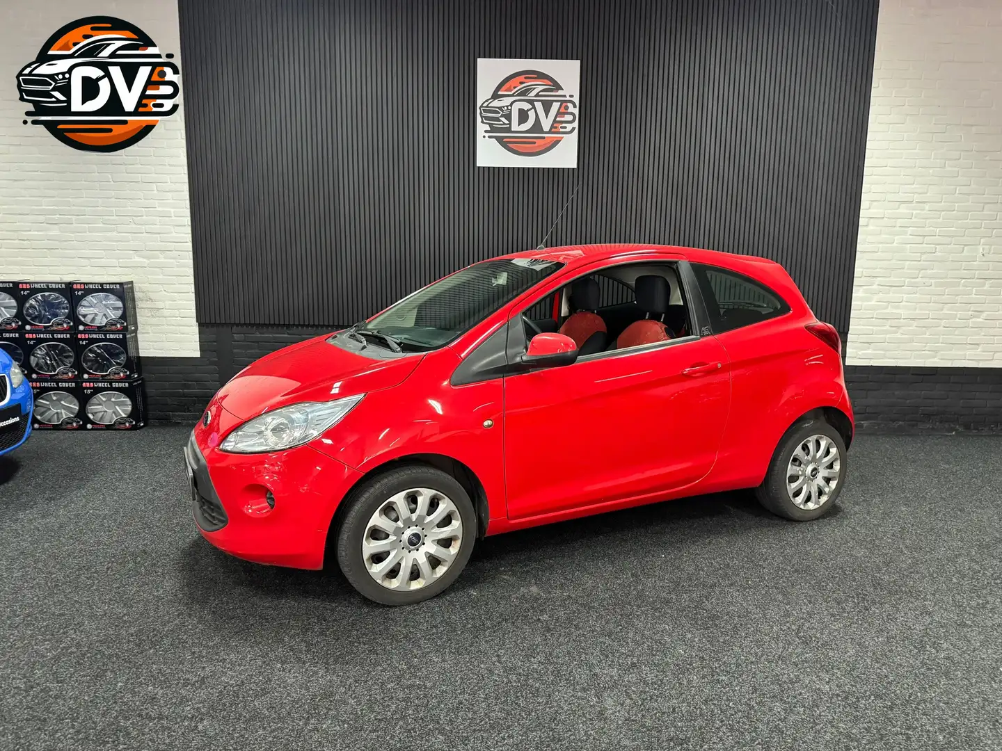 Ford Ka/Ka+ 1.2 Cool & Sound, PDC, AIRCO, ELEK PAKKET, NW APK Rouge - 1