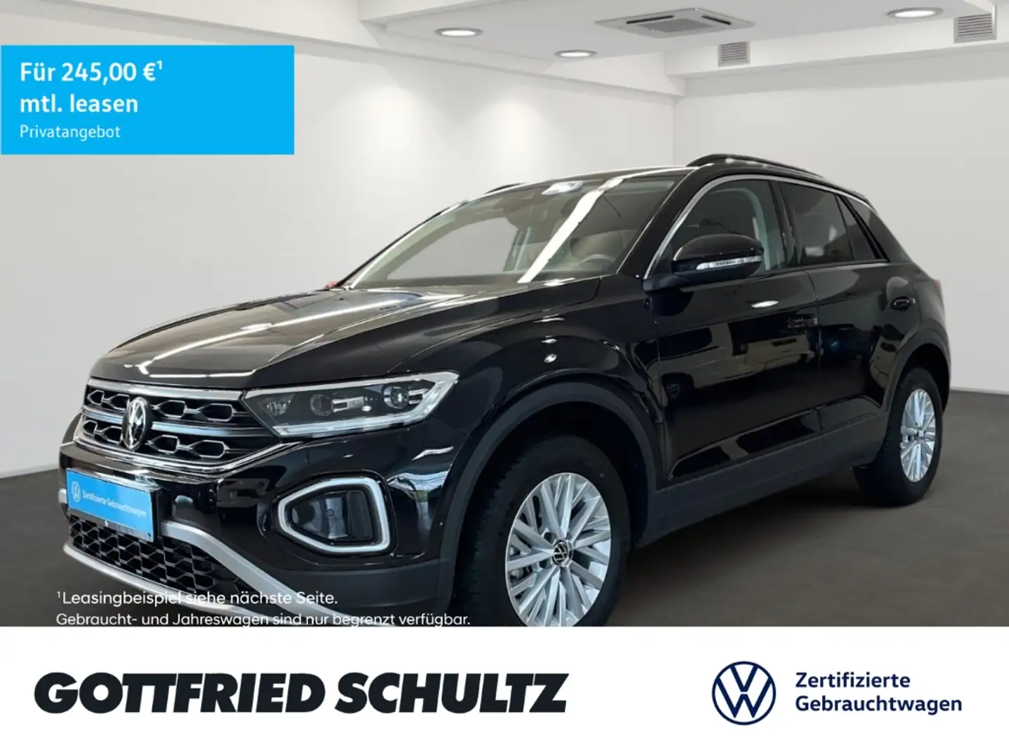 Volkswagen T-Roc 1.0 TSI Navi LED Sitzheizung APP-Connect Schwarz - 1