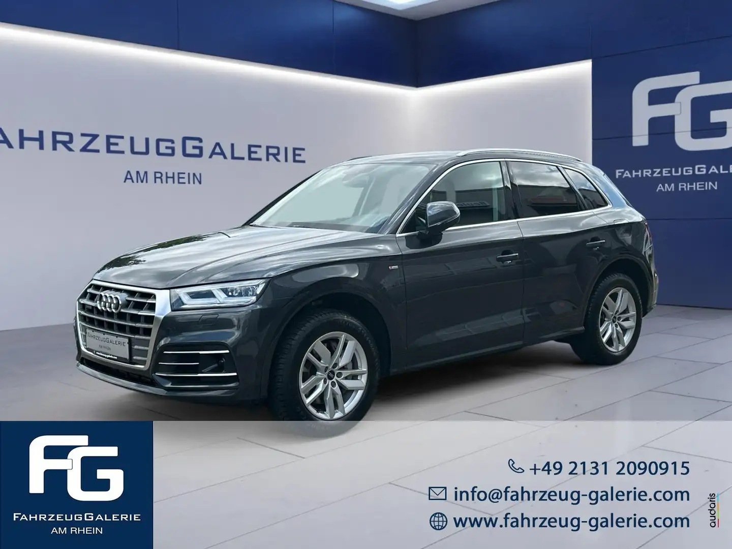 Audi Q5 50 TFSI e quattro design Metallic Virtual C. Grijs - 1