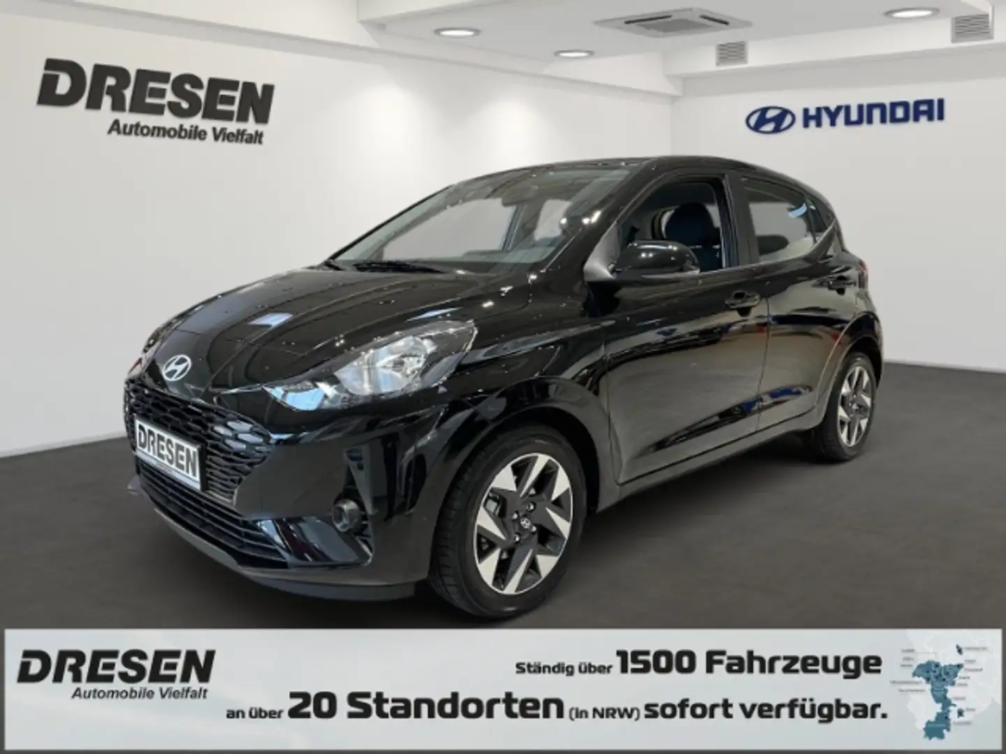 Hyundai i10 1.2 Trend/Navi/Rückfahrkamera/Sitzheizung/Lichtsen Zwart - 1