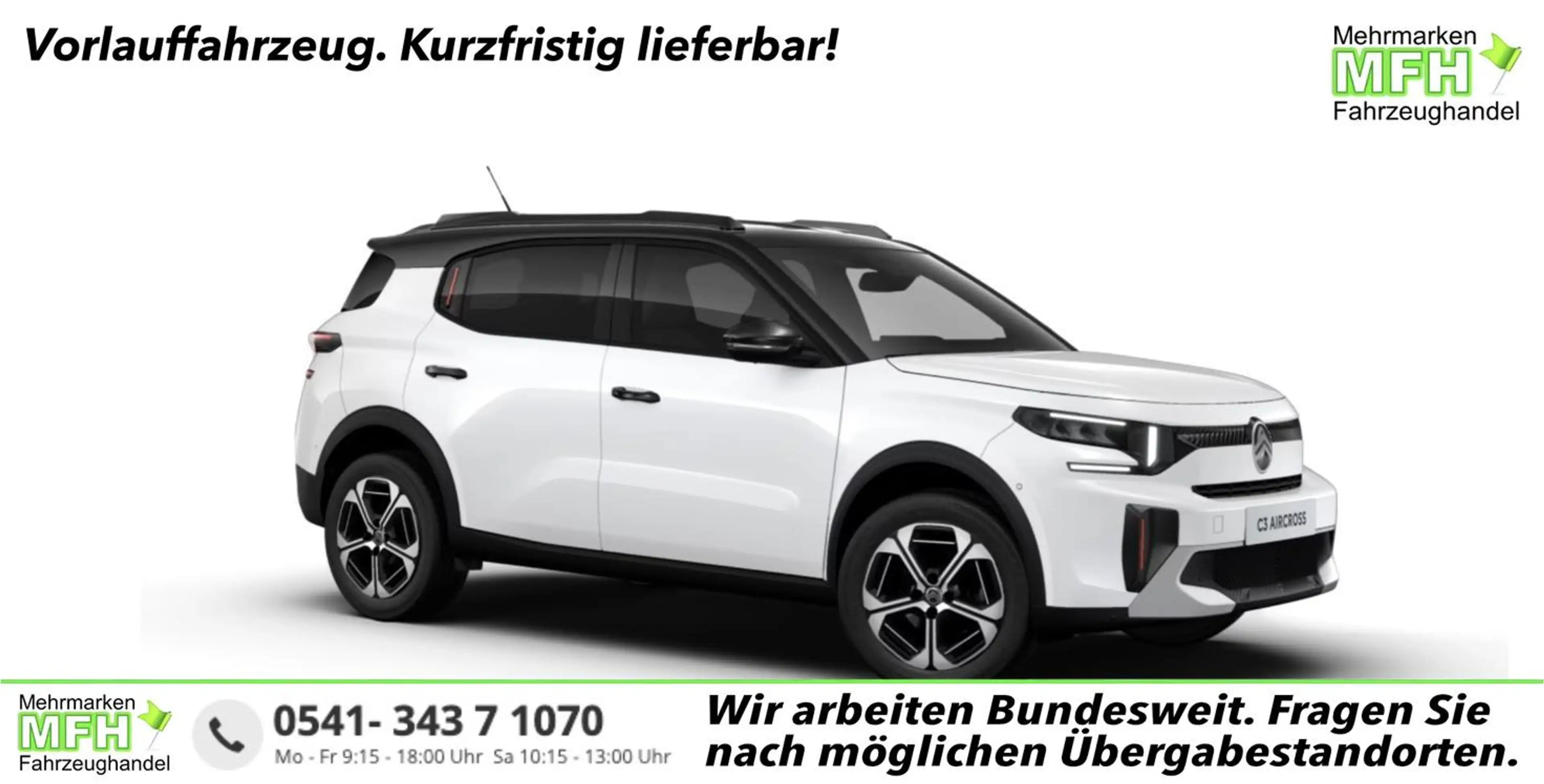 Citroen C3 Aircross MAX Hybrid 145 6AT Android Auto*Navi*SHZ*Kamera...