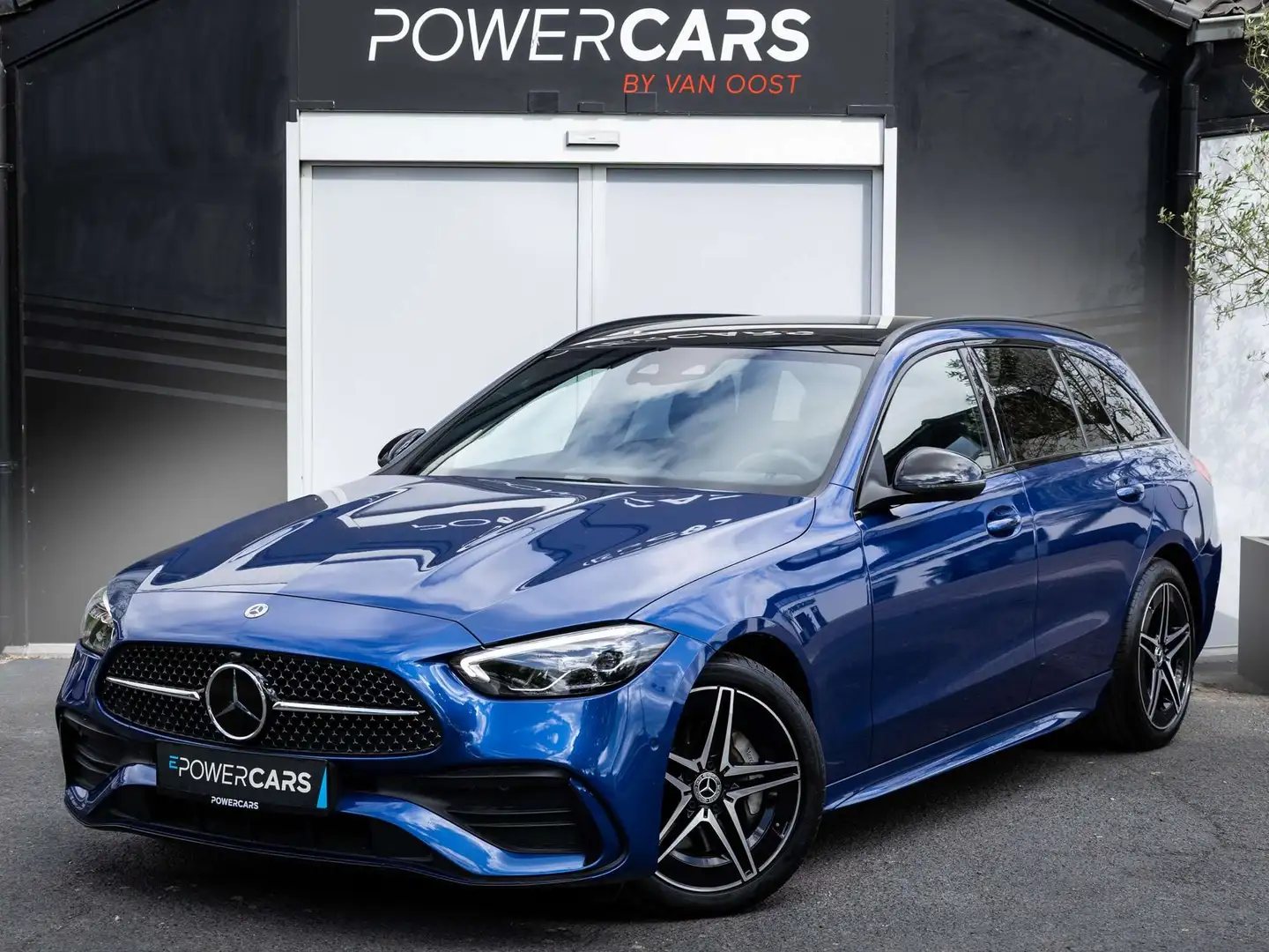 Mercedes-Benz C 300 de PHEV AMG PanoDistronicNightCamera Bleu - 1