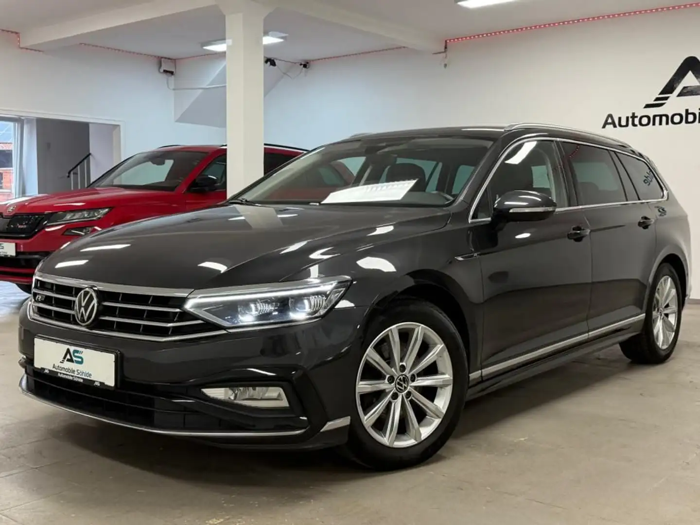 Volkswagen Passat 2.0 TDi DSG R-line Navi/Leder/Matrix/AHK/ Gris - 2