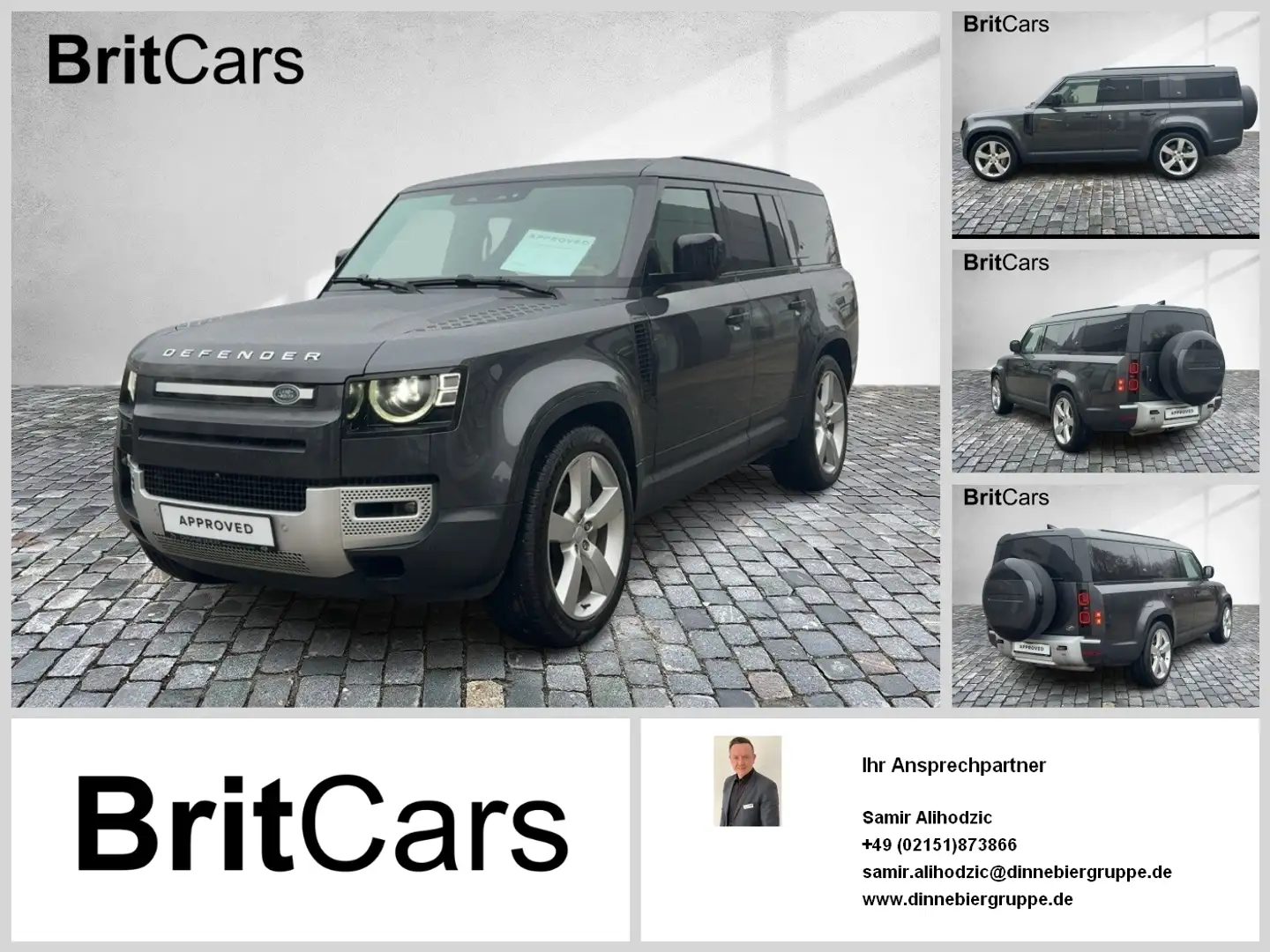 Land Rover Defender 130 D300 First Edition 8-Sitzer 360-CAM ACC Gris - 1