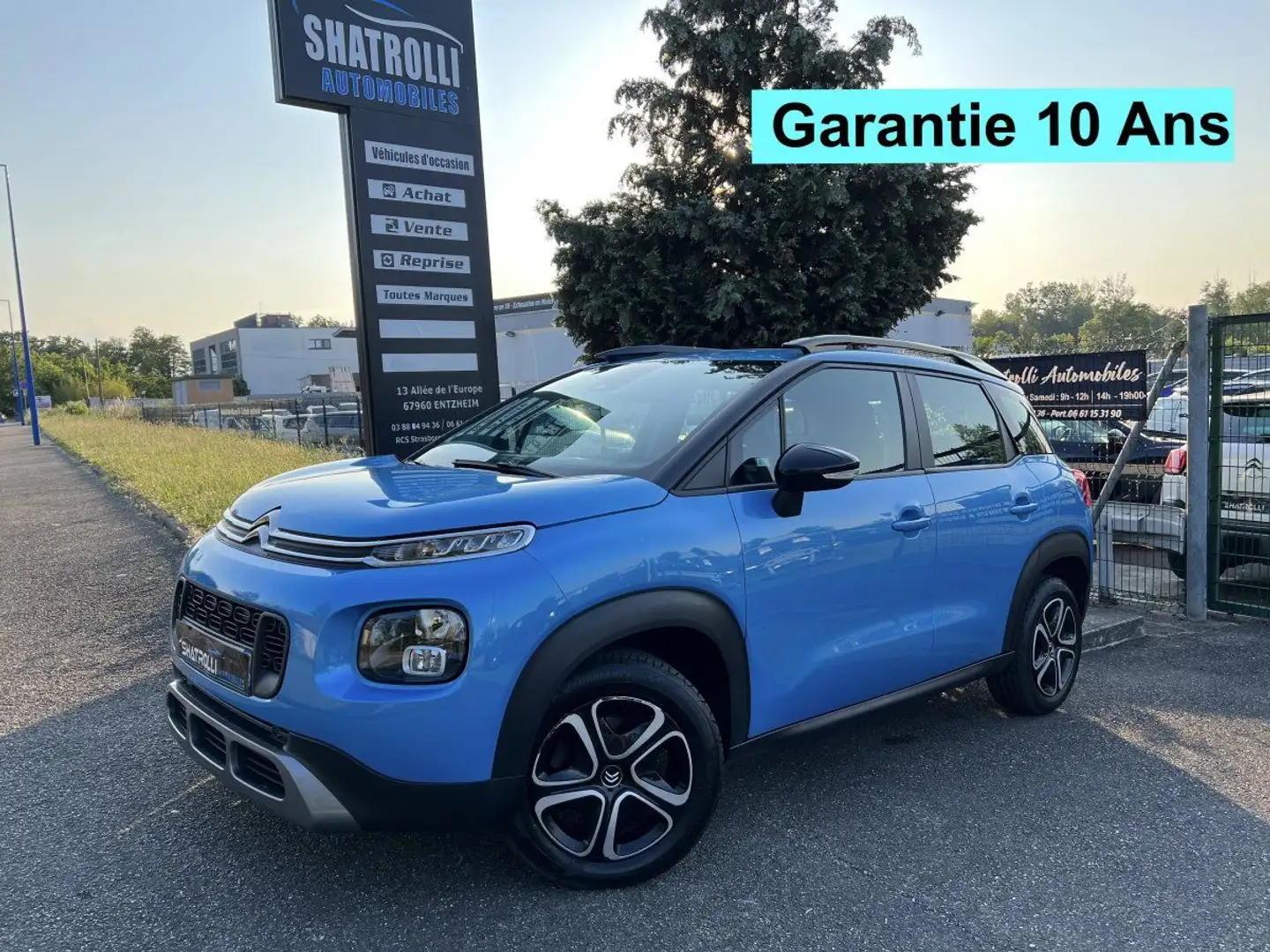 Citroen C3 Citroën Aircross 1.2 110ch 1erMain CarPlay DistriN Bleu - 1