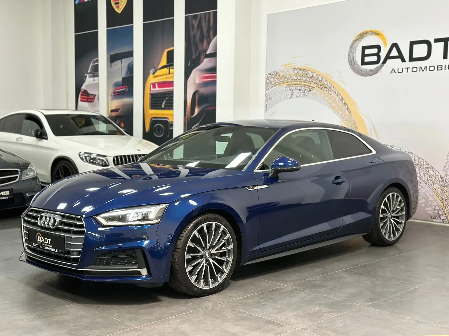 Audi A5 Coupe sport S Line Digitaltacho LED Keyless Blauw - 1