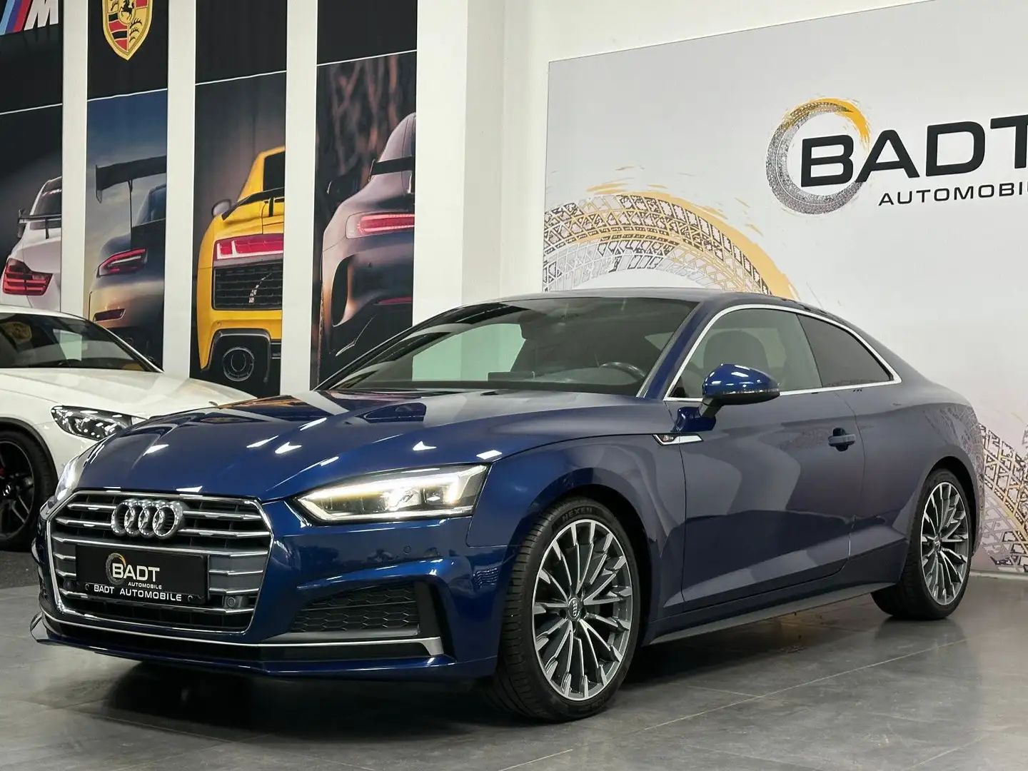 Audi A5 Coupe sport S Line Digitaltacho LED Keyless Blauw - 2