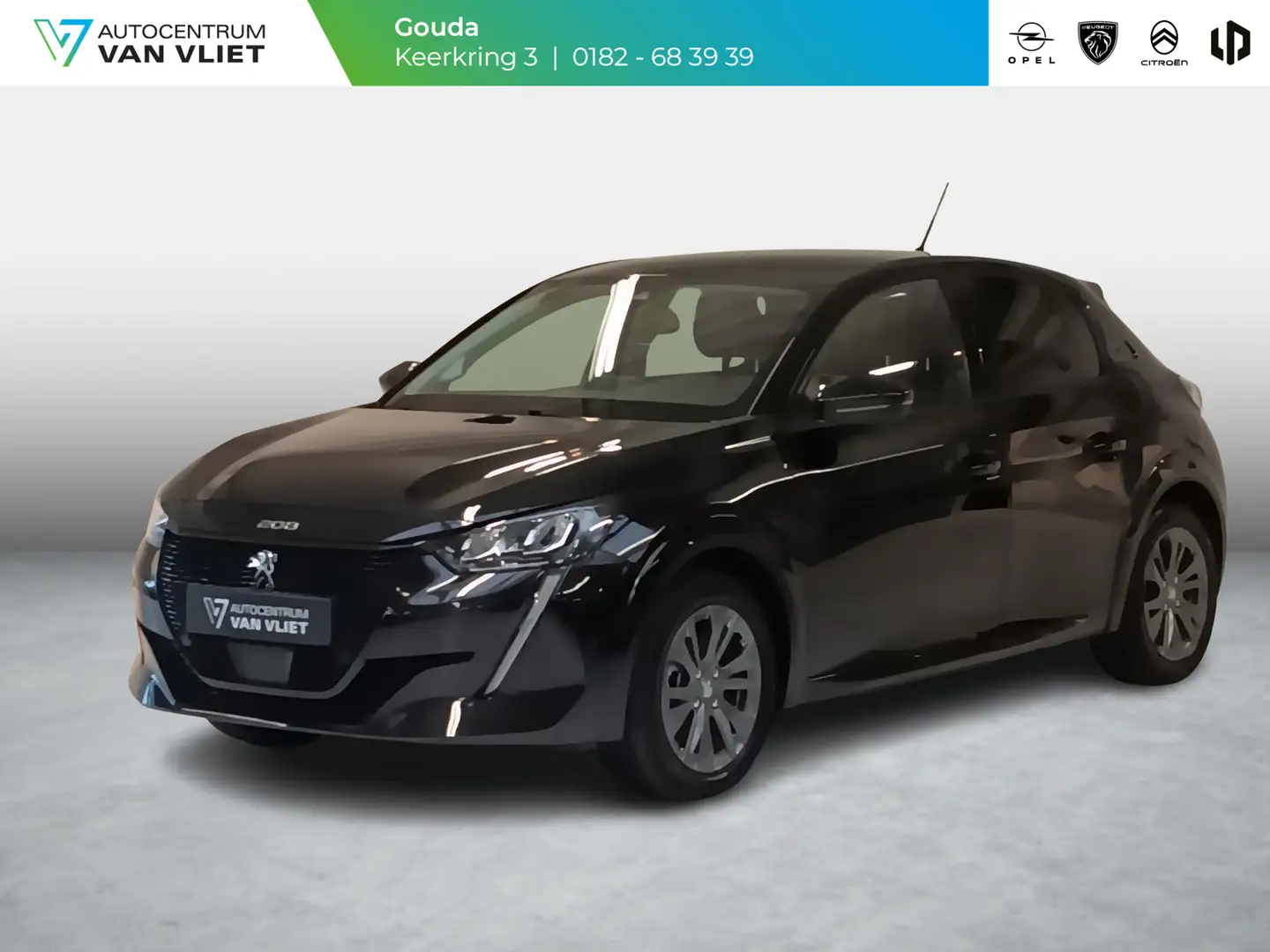 Peugeot e-208 EV Allure Pack 50 kWh Apple Carplay/Android Auto | Zwart - 1