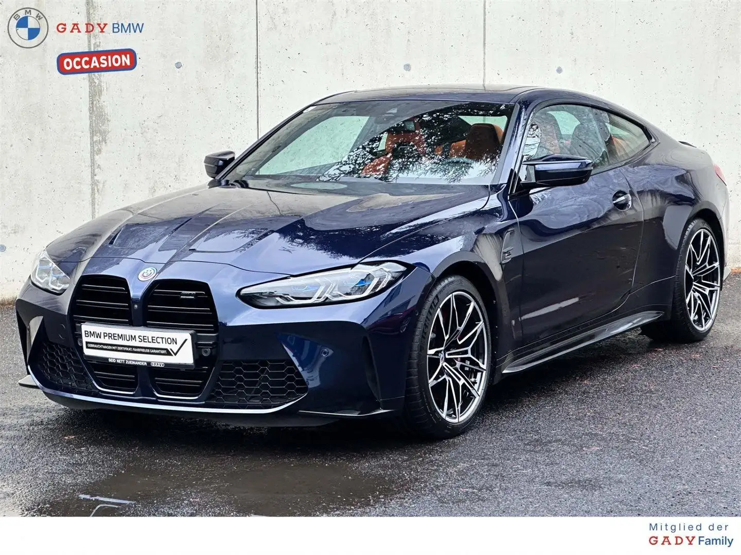 BMW M4 Competition M xDrive Bleu - 1