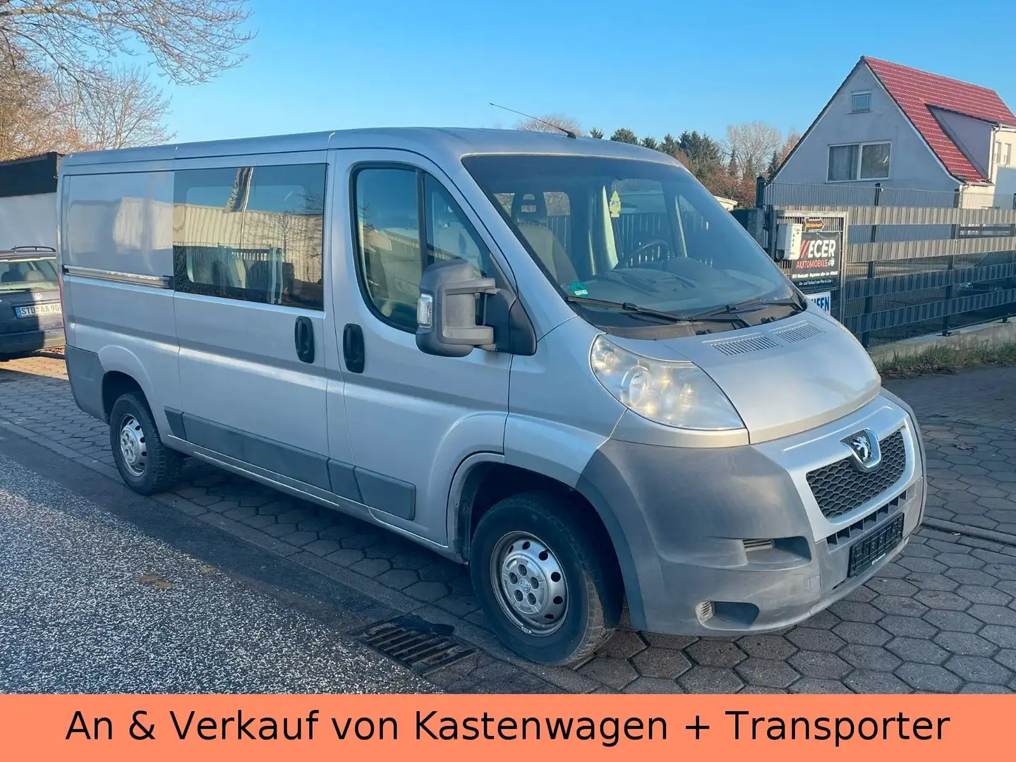 Peugeot Boxer HDi - 6 SITZER DoKa - TÜV NEU - 1. HAND Grau - 1