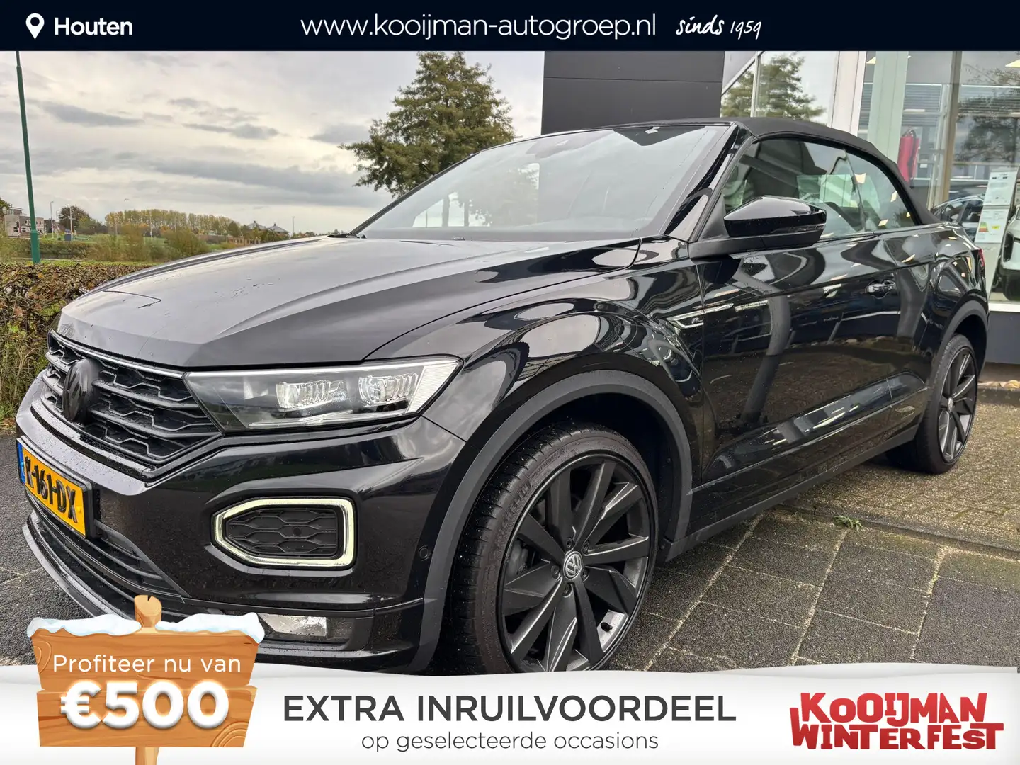 Volkswagen T-Roc Cabrio 1.5 TSI R-Line , Stoel/Stuurverwarming, led Noir - 1