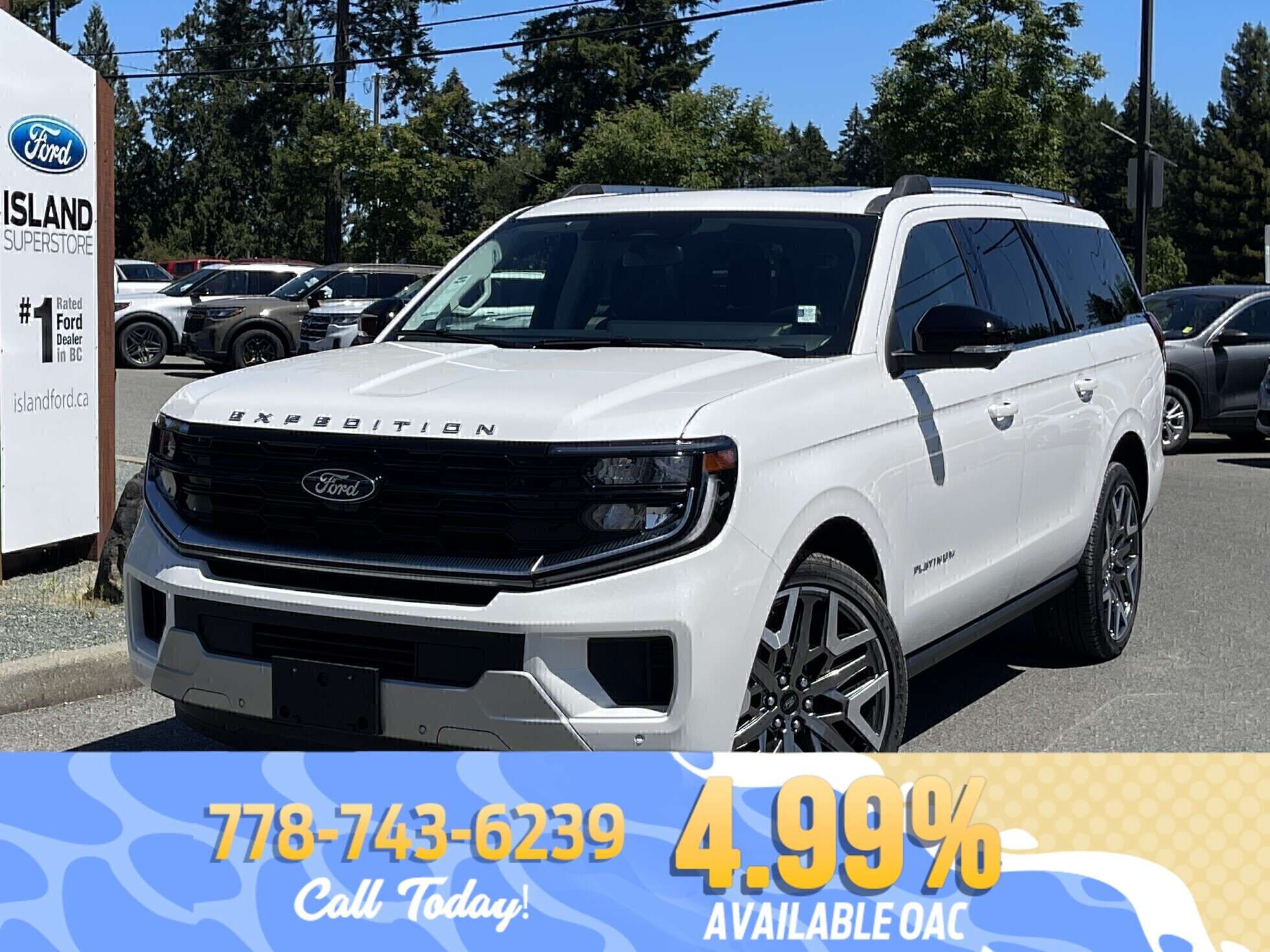 White 2026 Ford Expedition SUV / Crossover Four-Wheel Drive Automatic