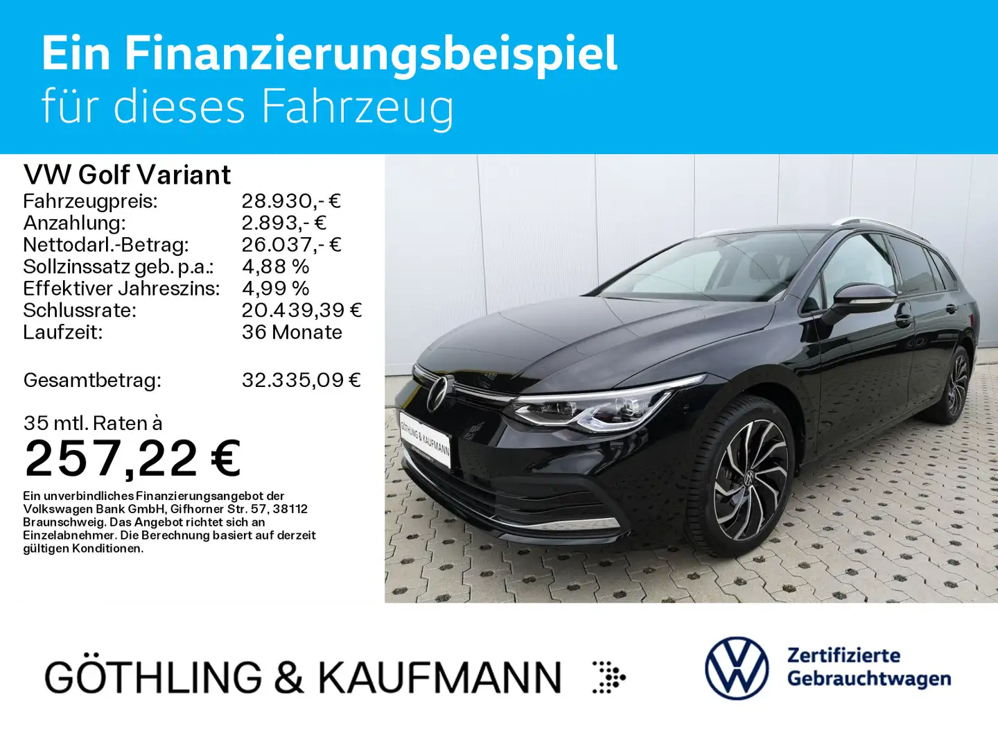 Volkswagen Golf Variant MOVE 2.0 TDI DSG*Matrix*AHK*Kamera* Nero - 2