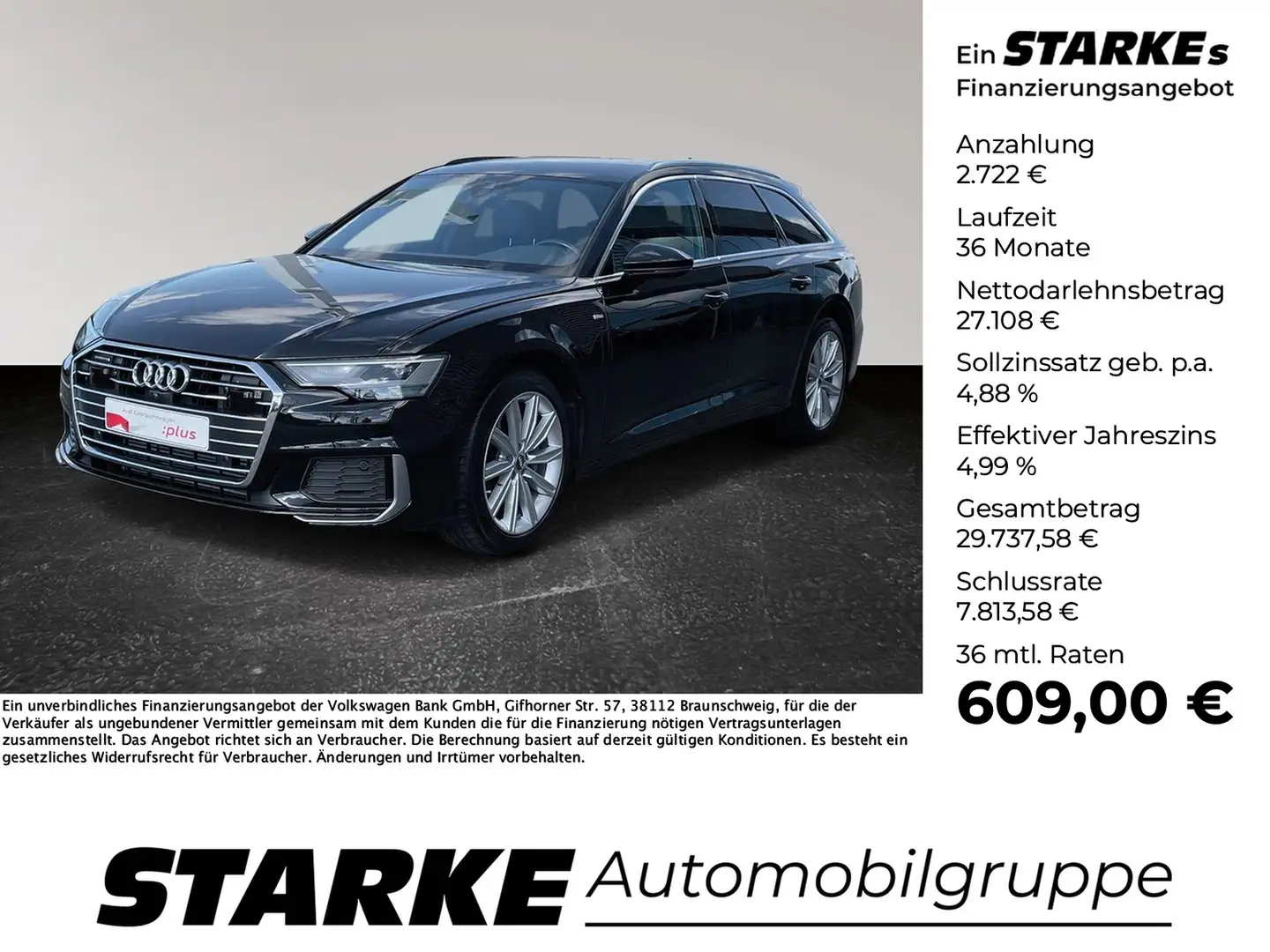 Audi A6 Avant 45 TDI tiptronic quattro sport Noir - 1