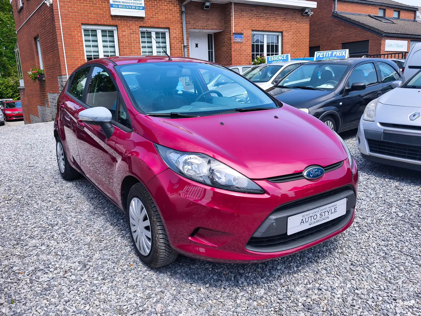 Ford Fiesta 1.4 TDCi / PRETE A IMMATRICULER / GARANTIE Rouge - 1