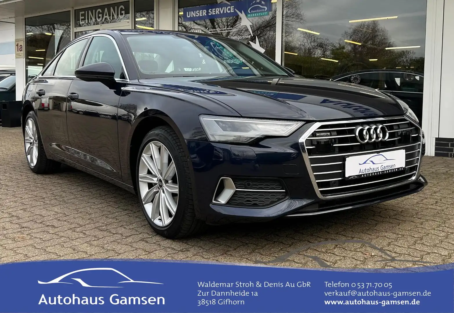 Audi A6 40 TDI quattro sport S-Tronic AHK/Pano/Kamera Bleu - 1