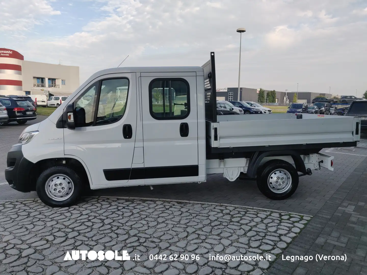 Fiat Ducato 2.0 Mjt Cassonato Fisso 7Posti N1 Autocarro Blanc - 2