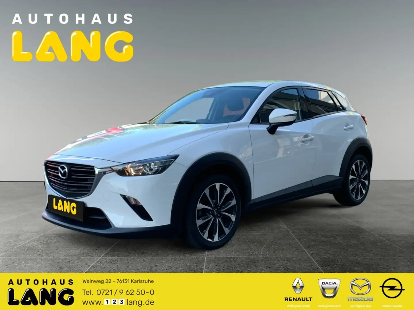 Mazda CX-3 2.0 SKYACTIV-G 121 Advantage (EURO 6d) 2.0 SKYACTI Weiß - 1