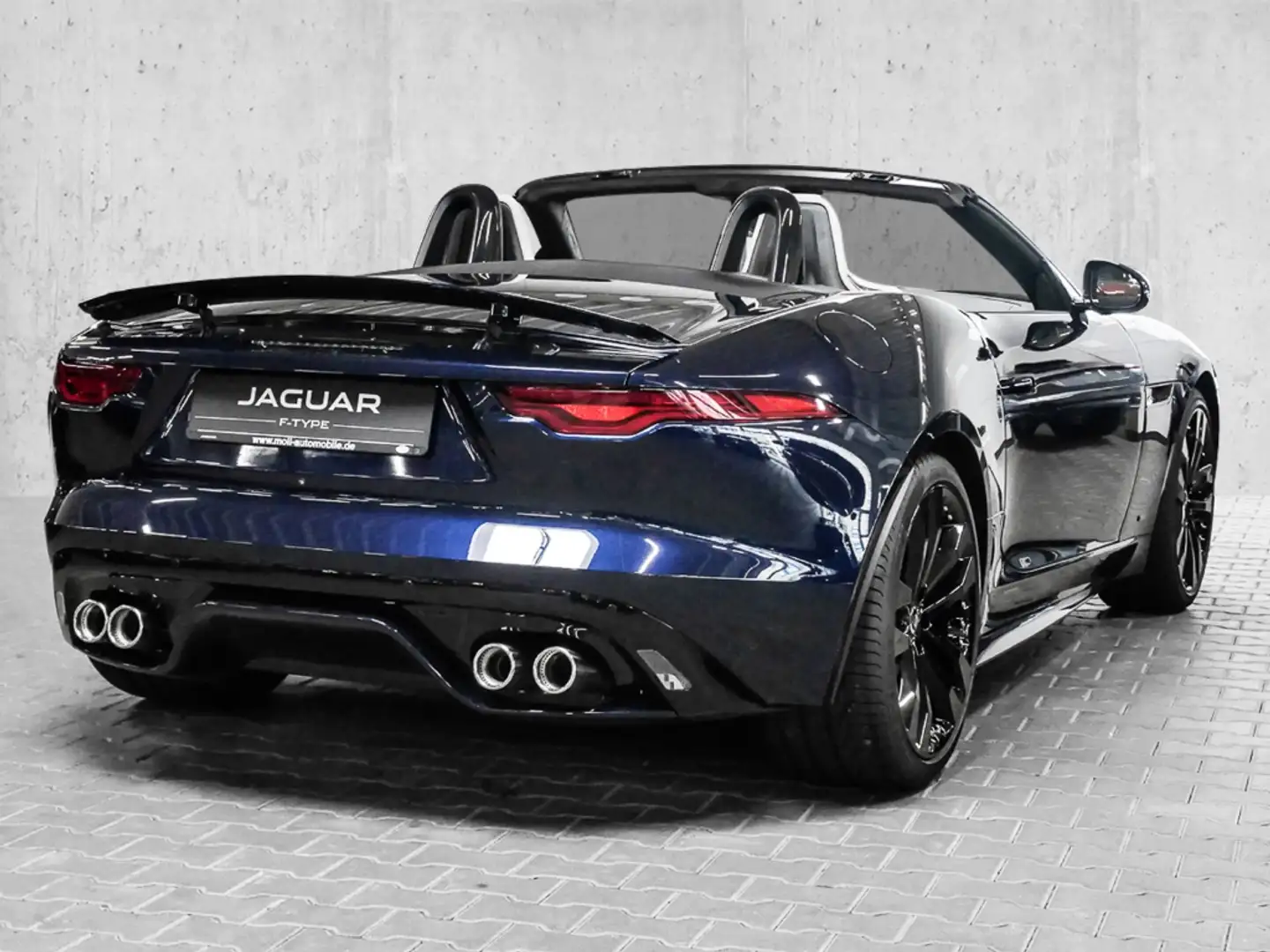 Jaguar F-Type Cabriolet 75 P450 RWD Navi Leder digitales Cockpit Blauw - 2