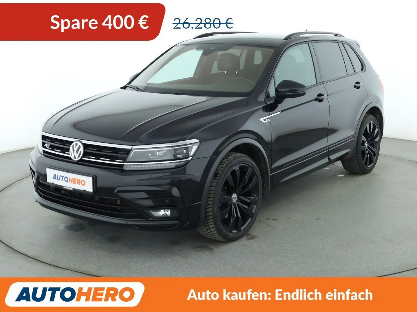 Volkswagen Tiguan 2.0 TSI Highline 4Motion BM Aut.*NAVI*LED* Noir - 1