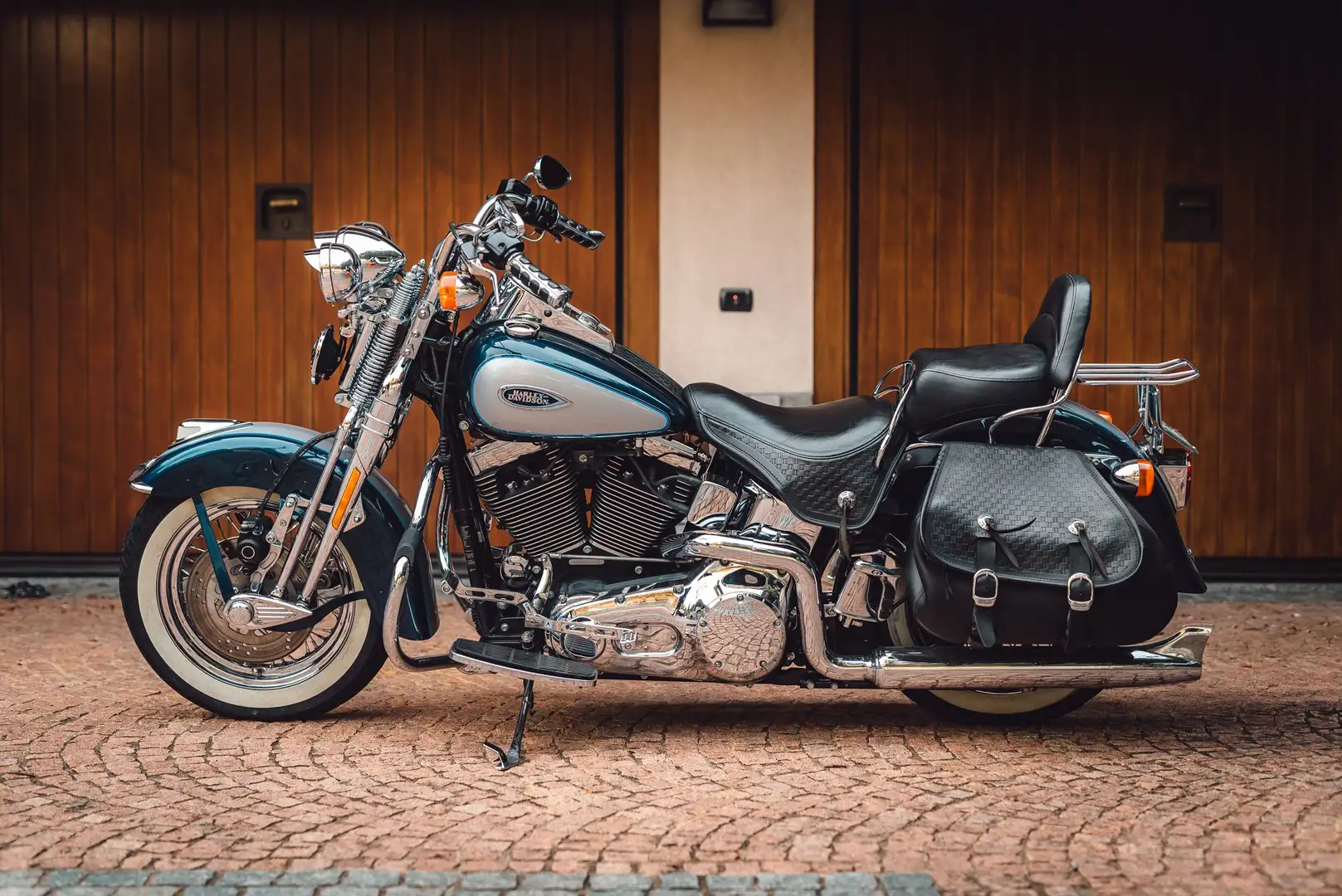 Harley-Davidson Heritage Springer FLSTS 1450 Blu/Azzurro - 2