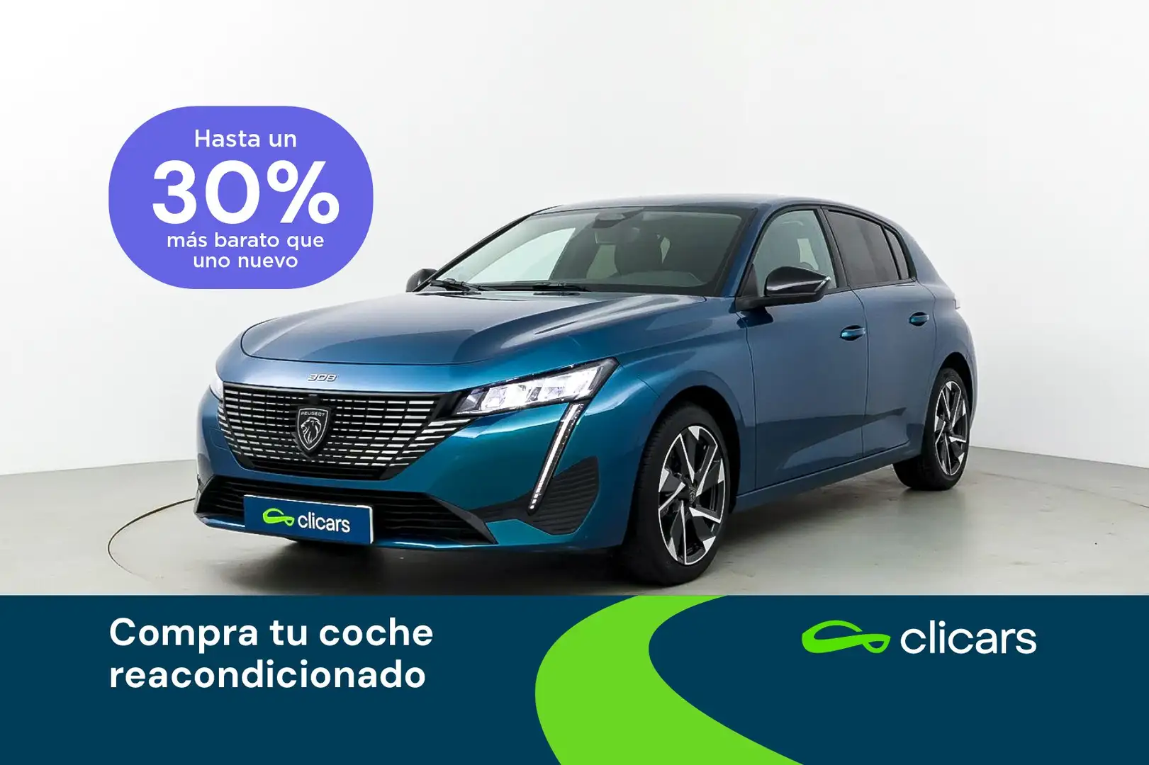 Peugeot 308 1.5 BlueHDi S&S Allure EAT8 130 Bleu - 1