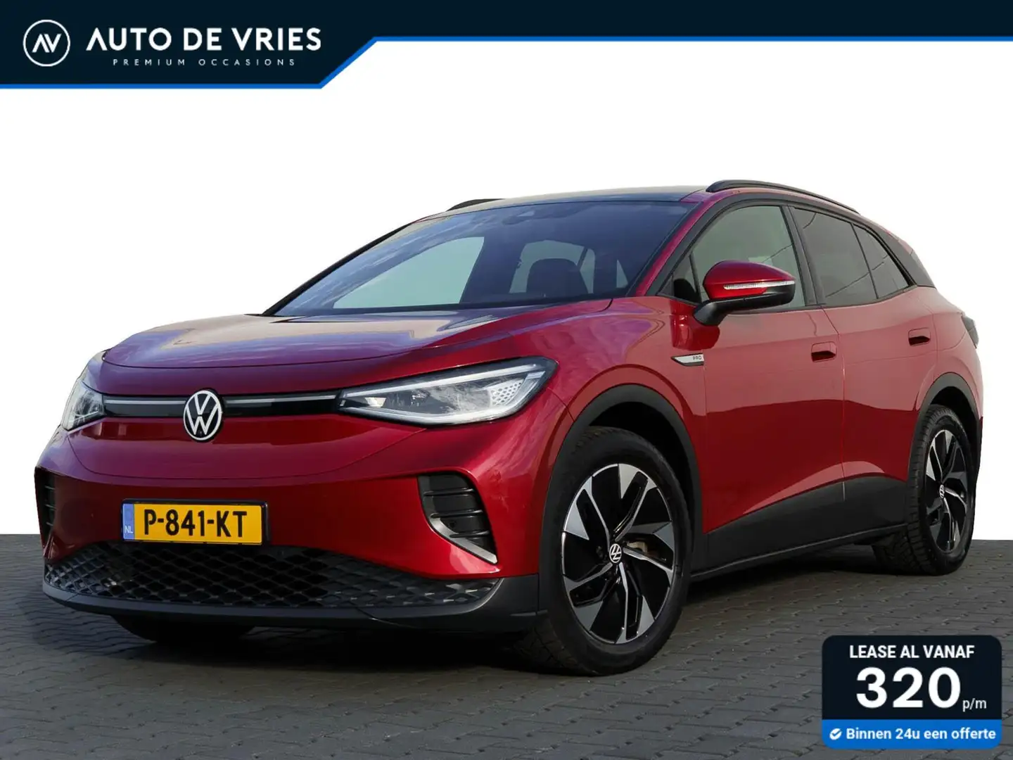 Volkswagen ID.4 Pro 77 kWh | SOH 96% | Matrix LED | Panoramadak | Rouge - 1