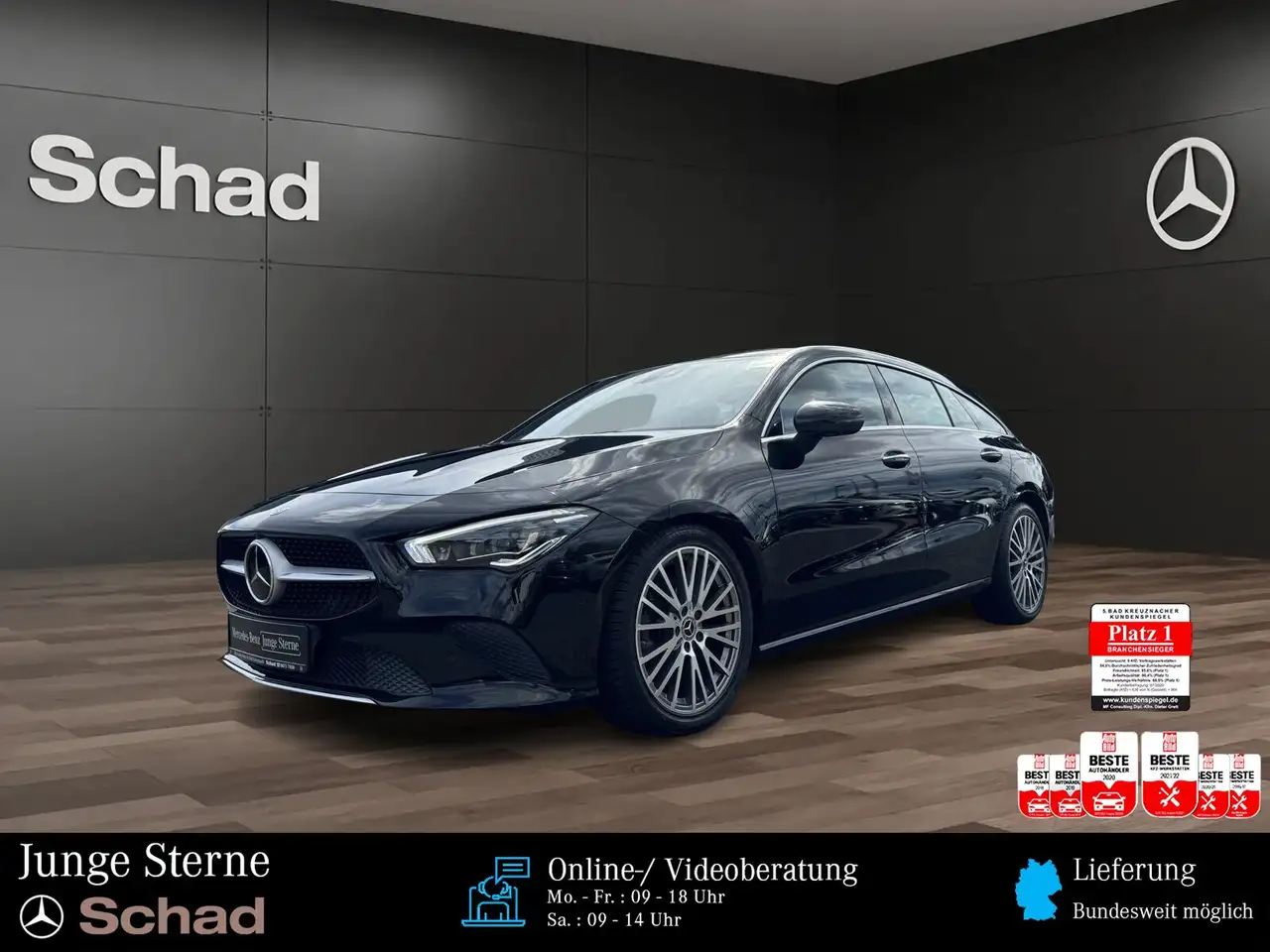 Mercedes-Benz CLA 180 SB +PANO-DACH+360°+DISTR+AMBI+MEMORY+SHZ