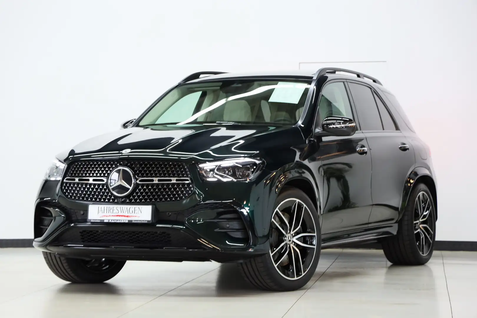 Mercedes-Benz GLE 350 de 4M AMG Night 22" GROEN+BEIGE LEDER Panorama Verde - 1