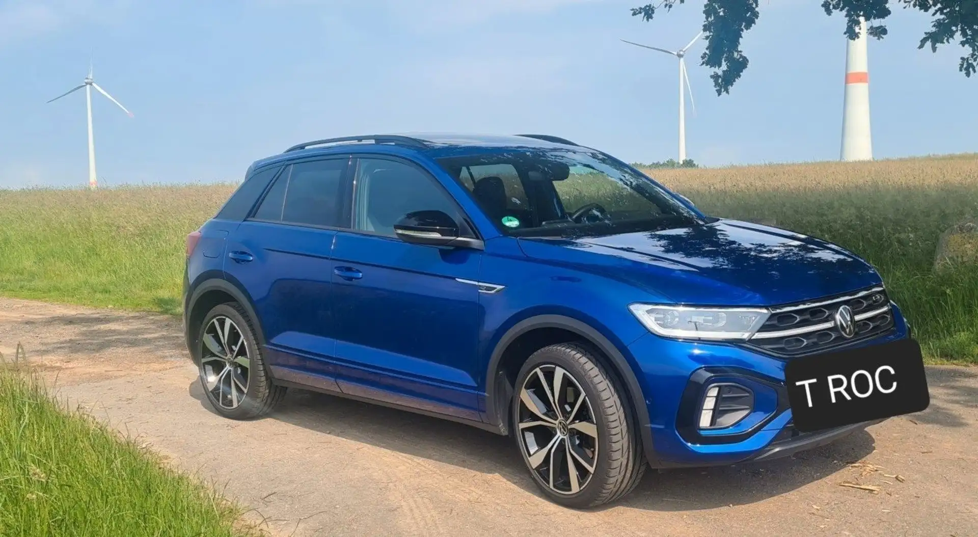 Volkswagen T-Roc R Line, 2,0 TDI, Matrix,4x4, Sthz,SD,Ahk Синий - 1