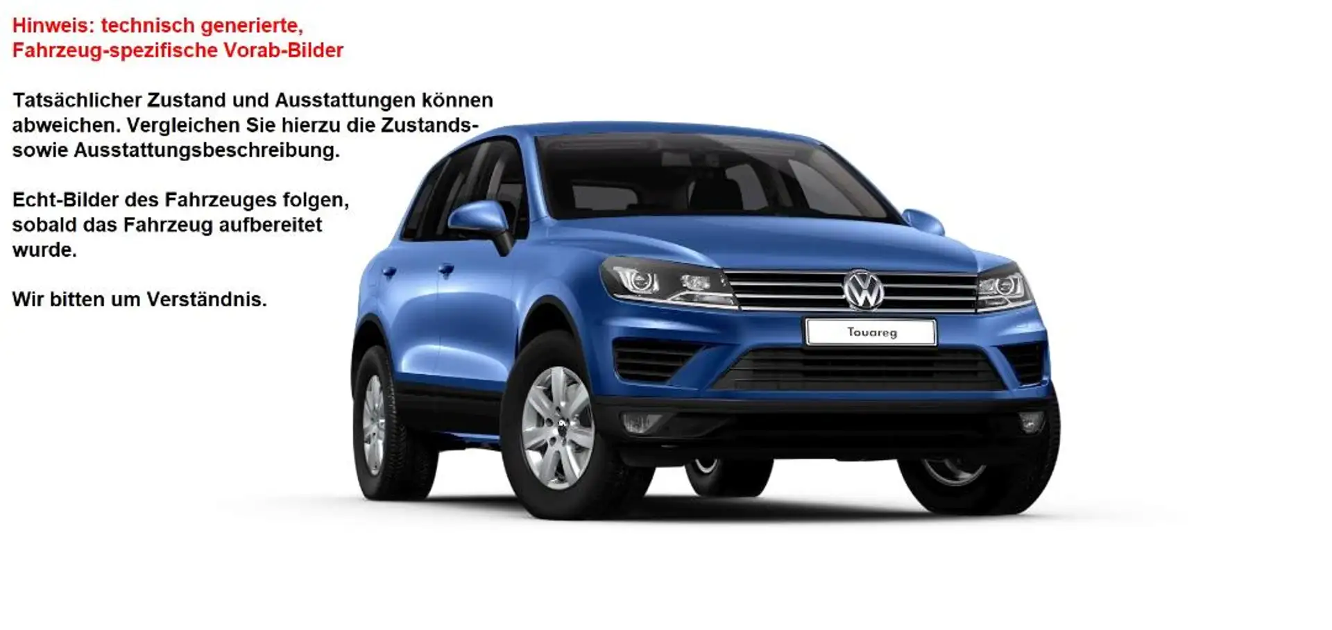 Volkswagen Touareg Basis-Modell Bleu - 1