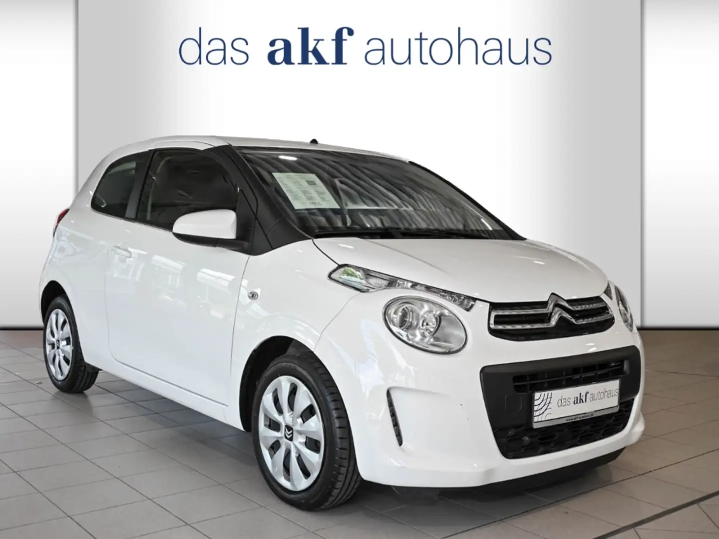Citroen C1 1.0 VTi Feel-Klima*SHZ*Bluetooth*DAB+*ZV Weiß - 2