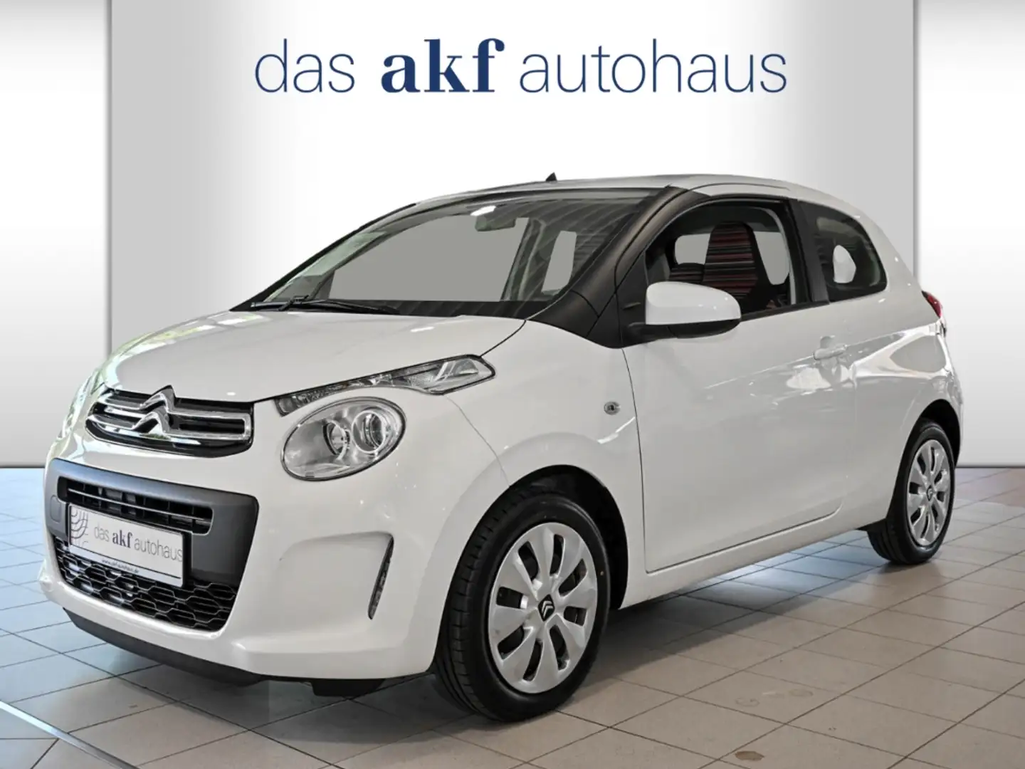 Citroen C1 1.0 VTi Feel-Klima*SHZ*Bluetooth*DAB+*ZV Weiß - 1