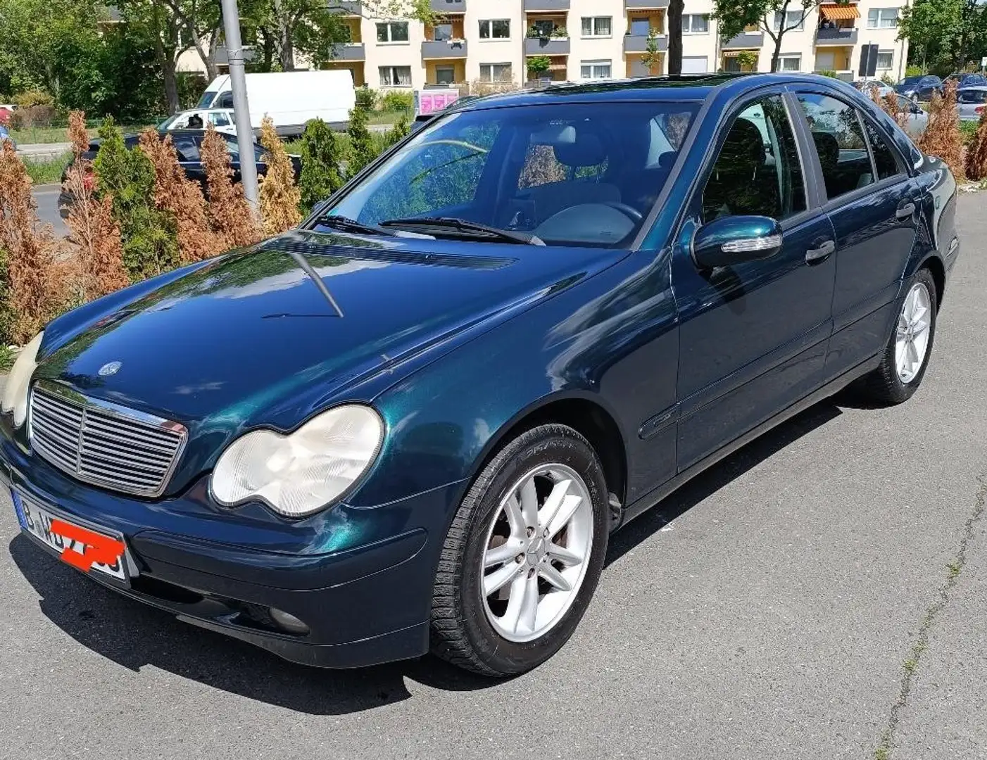 Mercedes-Benz C 200 C-Klasse Automatik Kompressor Classic Grün - 2
