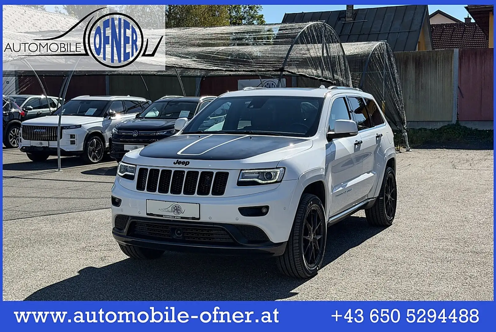 Jeep Grand Cherokee 3.0 CRD Summit AHK Kamera Luft Pano 8xAlu Sitz&... Weiß - 1