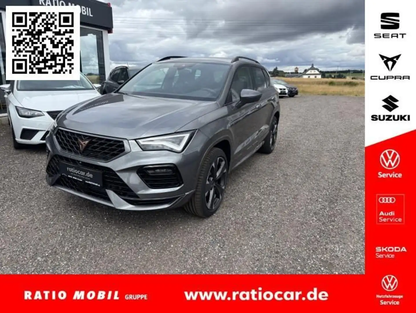 CUPRA Ateca ATECA 2.0 TSI DSG 4DRIVE 5. J. GAR.* AHK SITZH. Gris - 1