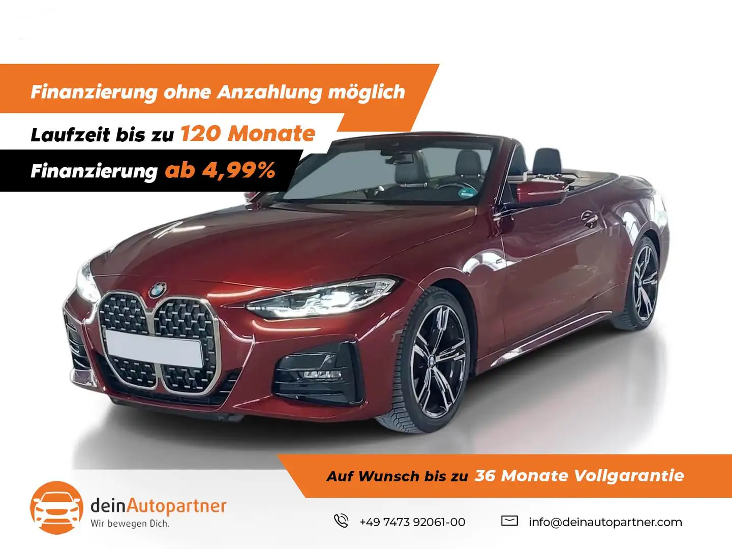 BMW 420 i M Sport NAVI/LED/LEDER/LANE/RFK/VIRTUAL COCKPIT Rot - 1