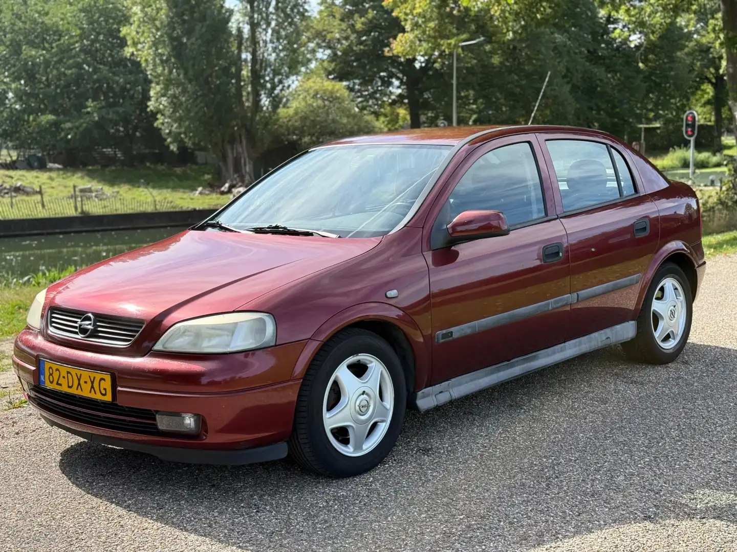 Opel Astra 2.0-16V CDX|Airco|Automaat|125.000 N.A.P Rood - 2