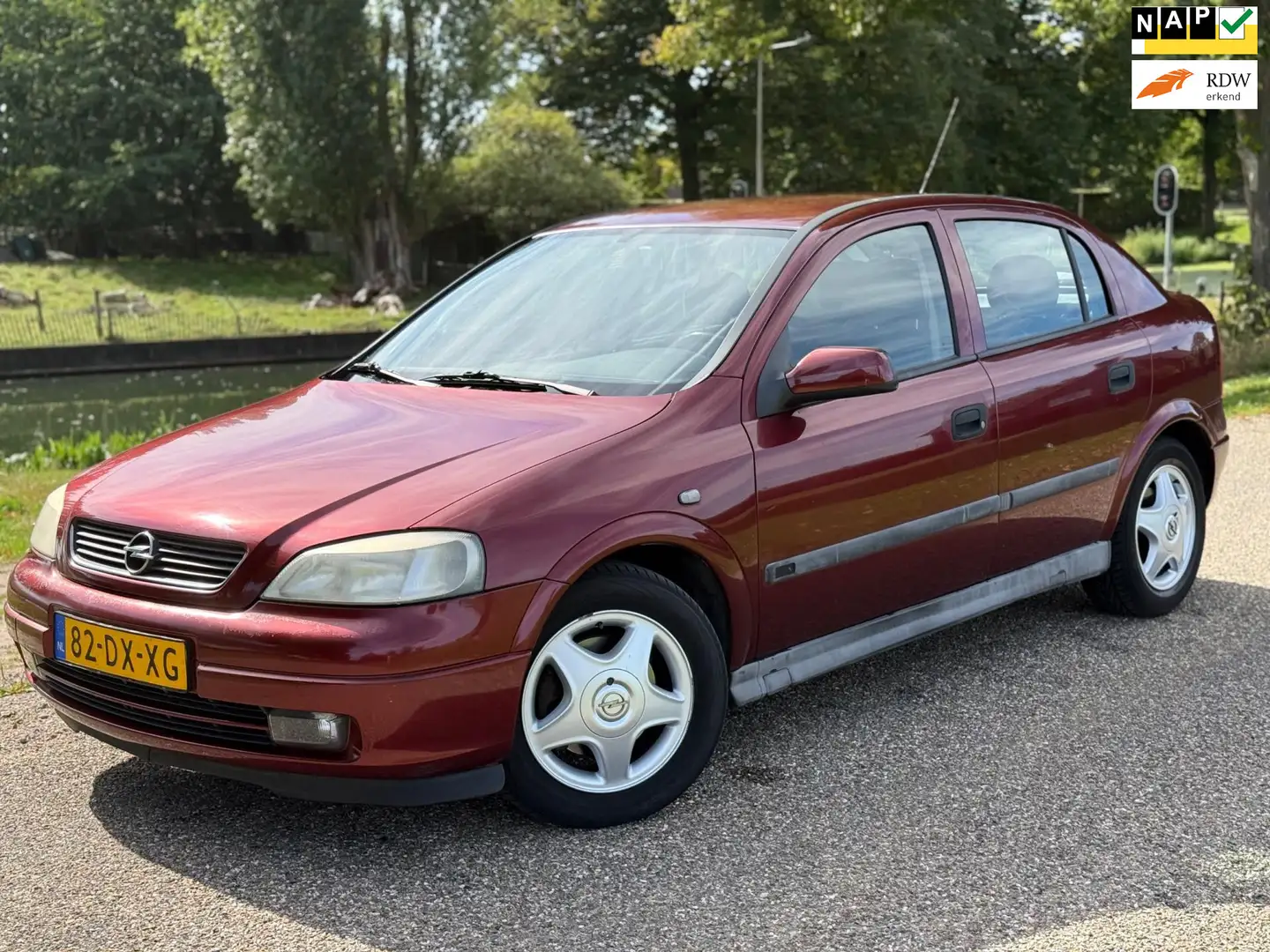 Opel Astra 2.0-16V CDX|Airco|Automaat|125.000 N.A.P Rood - 1