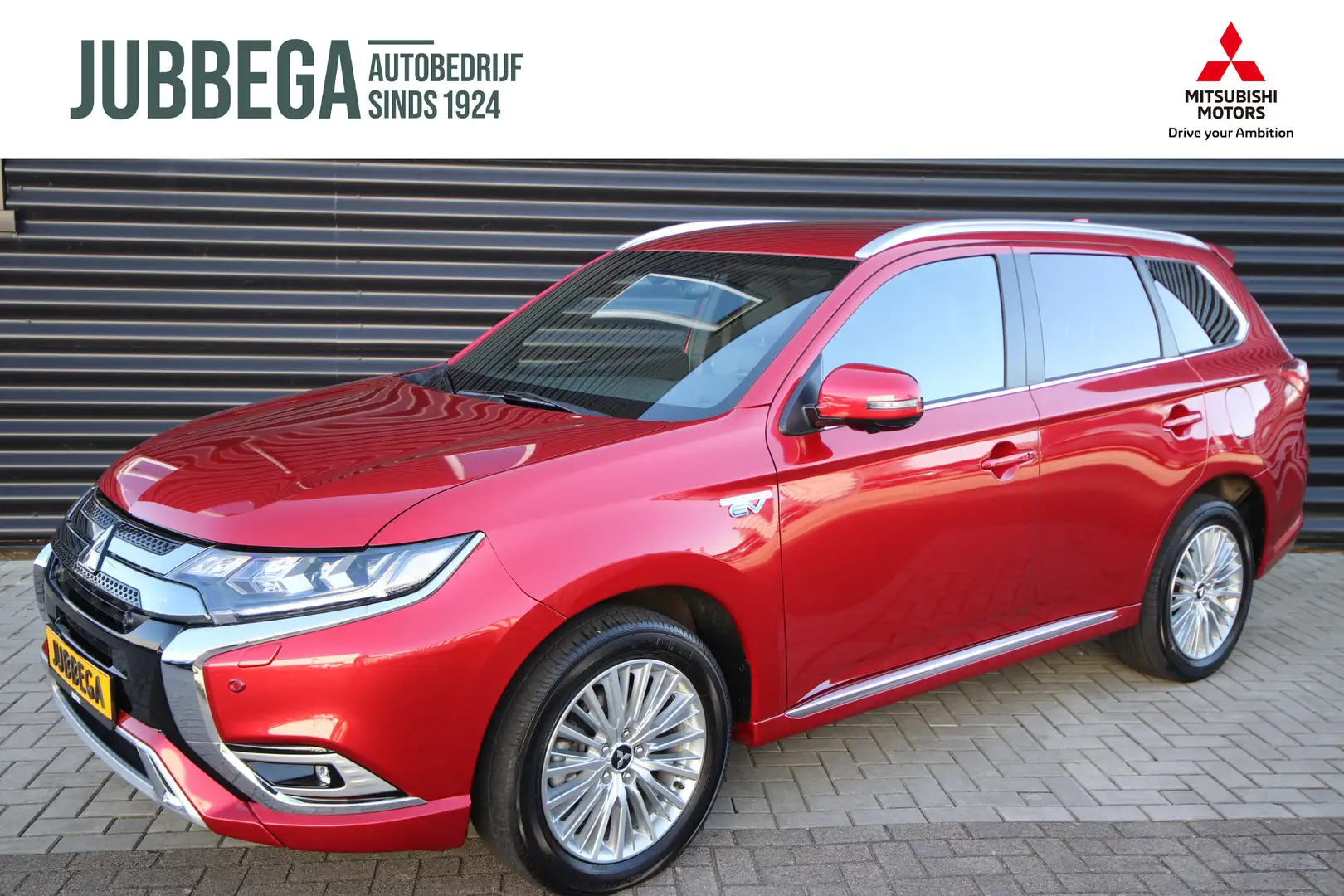 Mitsubishi Outlander 2.4 PHEV Instyle Dealer O.H, Als nieuw Rood - 1