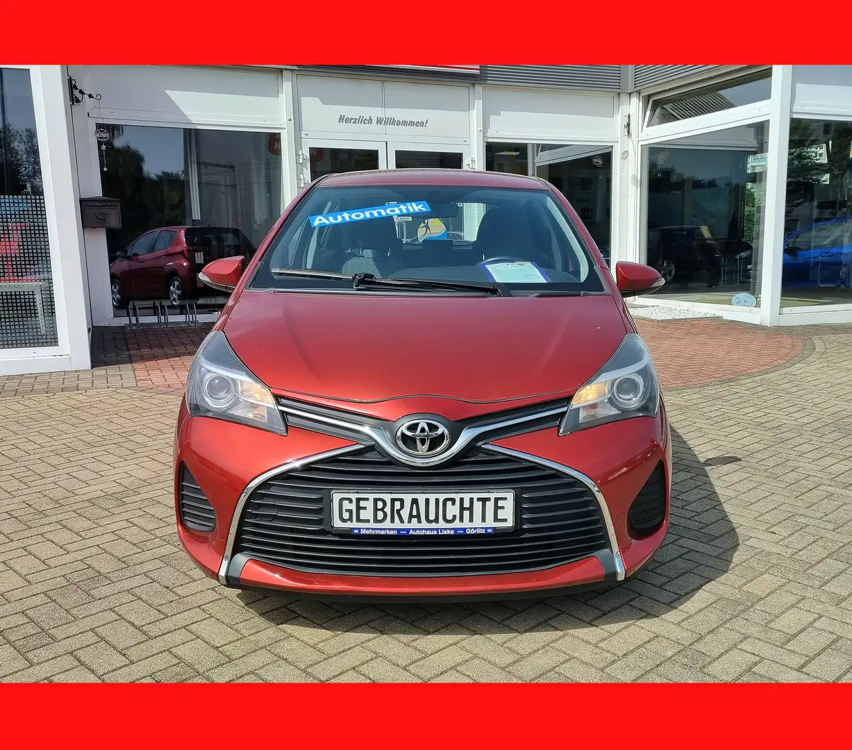 Toyota Yaris Comfort/Automatik/LMF/BC/FH/PDC/Servo/ZV/ Rot - 1