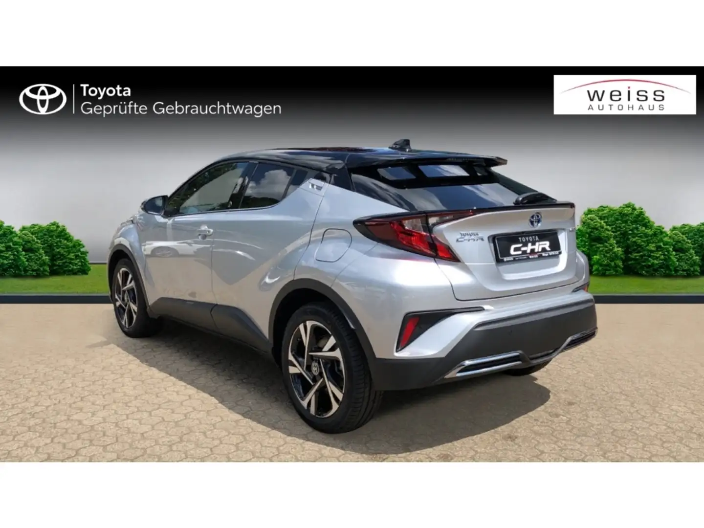 Toyota C-HR Hybrid Team*NAV*LED*ACC*CAM*SHZ*M+S*AppleCarPlay*A Argent - 2