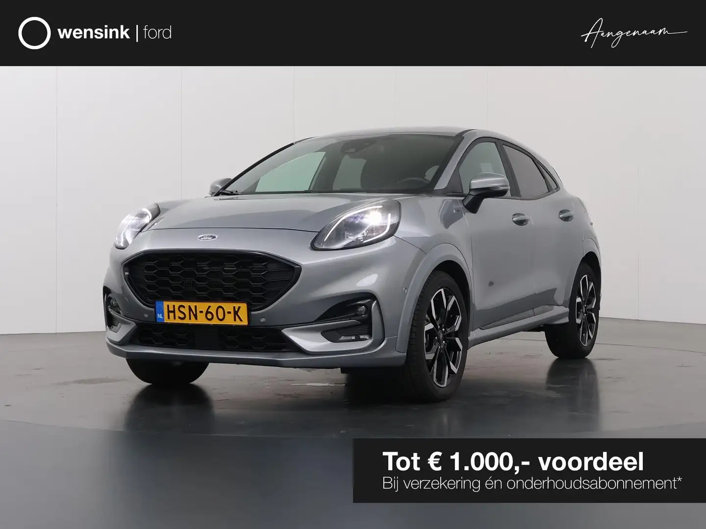 Ford Puma 1.0 EcoBoost Hybrid ST-Line X | Navigatiesysteem | Gris - 1