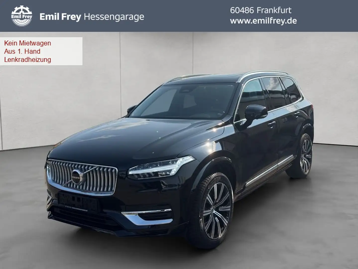 Volvo XC90 XC90 B5 AWD Plus-Bright 7S Glasd Standh 360° AHK Schwarz - 1