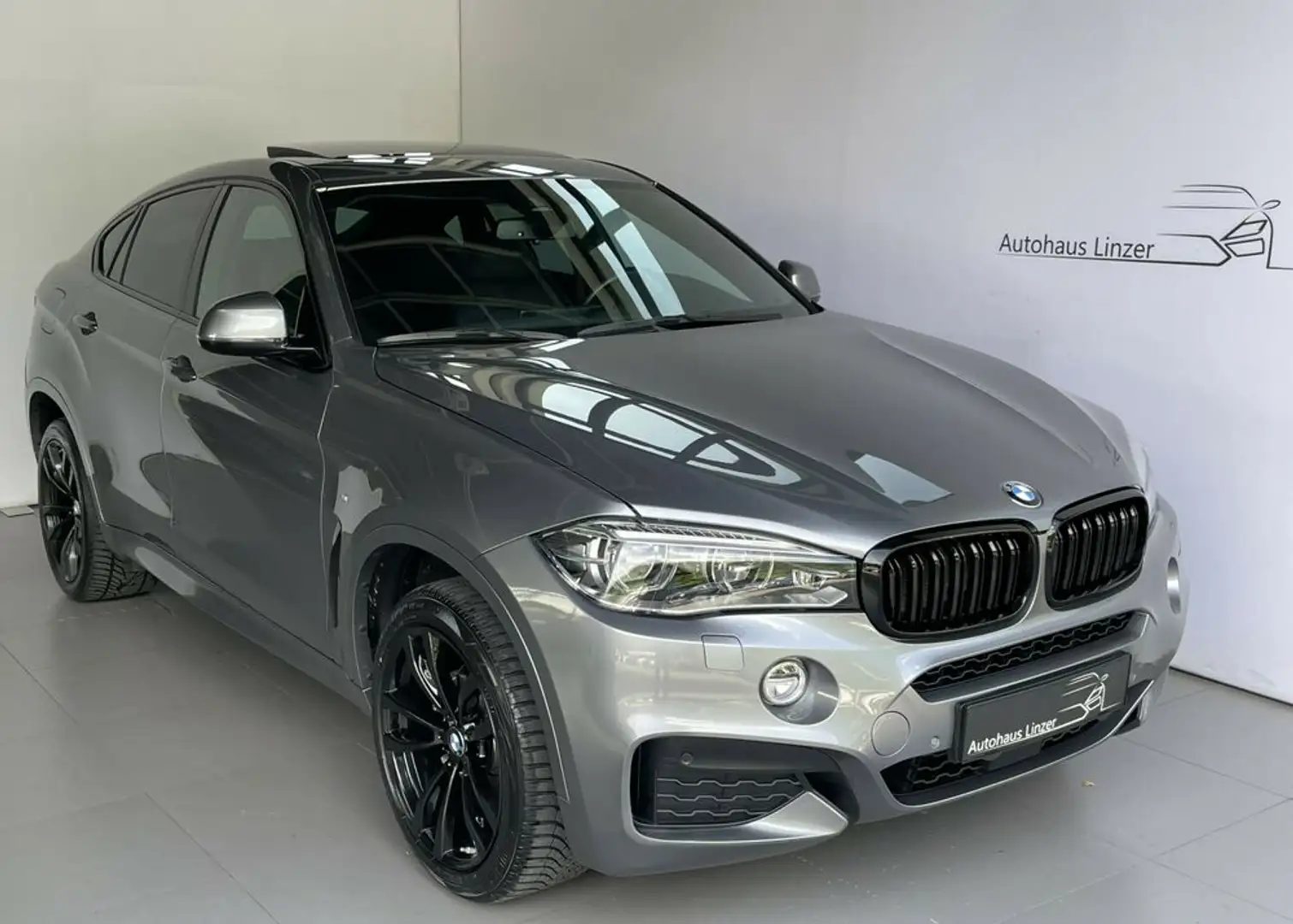 BMW X6 xDrive40dM *LED*ACC*SD*HuD*MEMO*LenkradH*AHK*HK Szary - 1