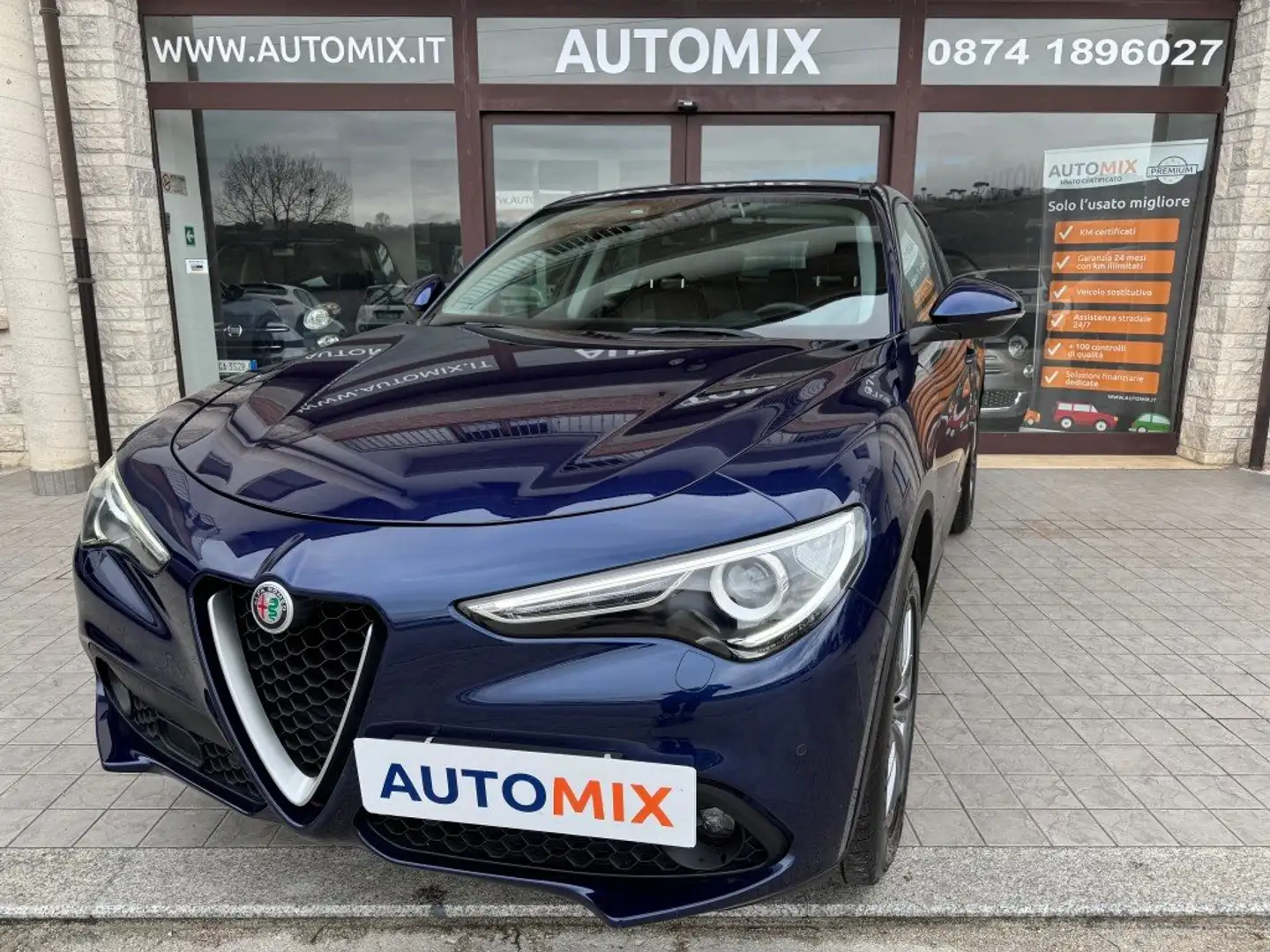 Alfa Romeo Stelvio 2.2 T Executive Q4 210cv Auto Blu/Azzurro - 1
