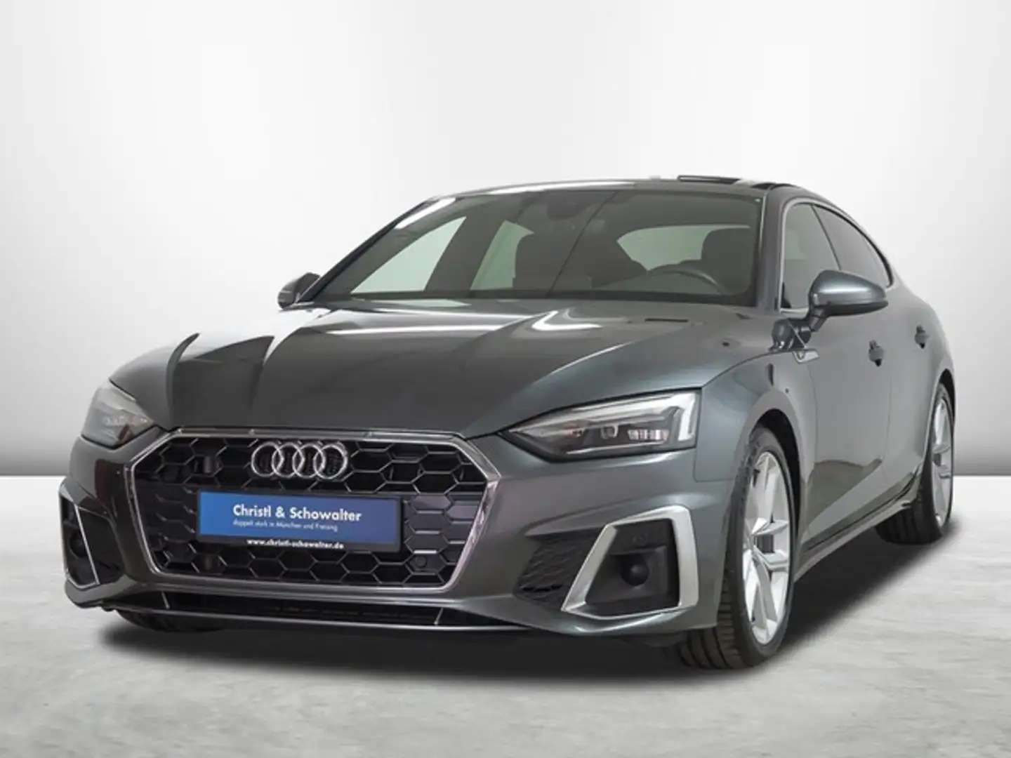 Audi A5 Sportback 40 TDI S-Tronic S line LED NAVI ACC Grijs - 1